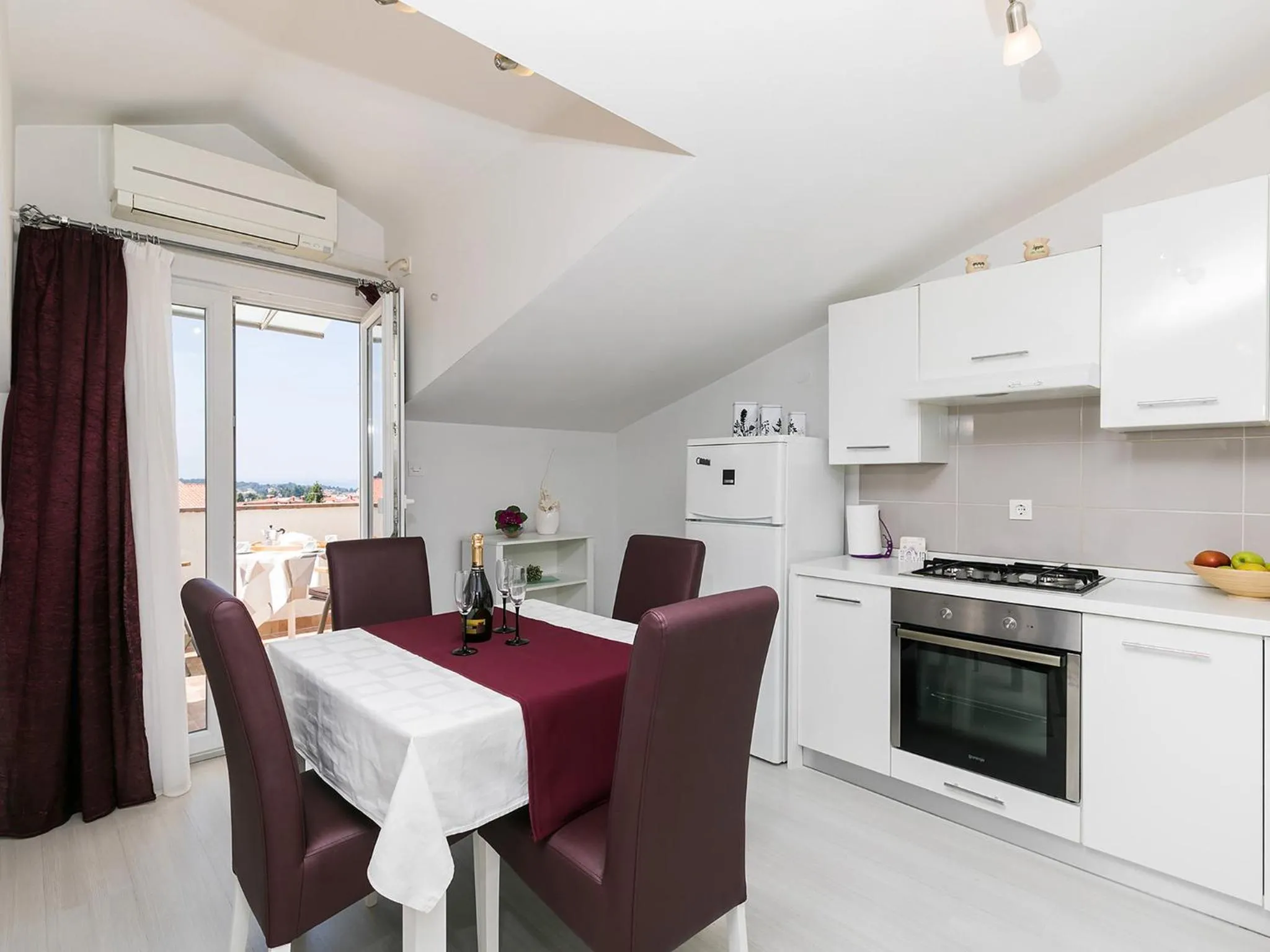 Kitchen or kitchenette in Apartments Olea