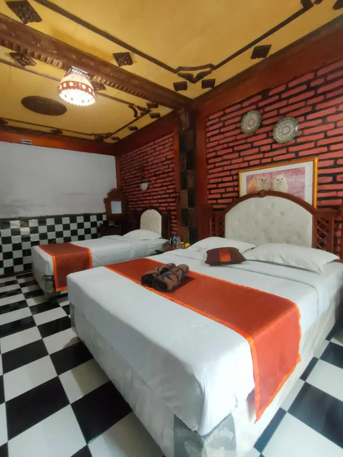 Deluxe Twin Room in Yoschi's Hotel Bromo Deluxe Twin Room in Yoschi's Hotel Bromo