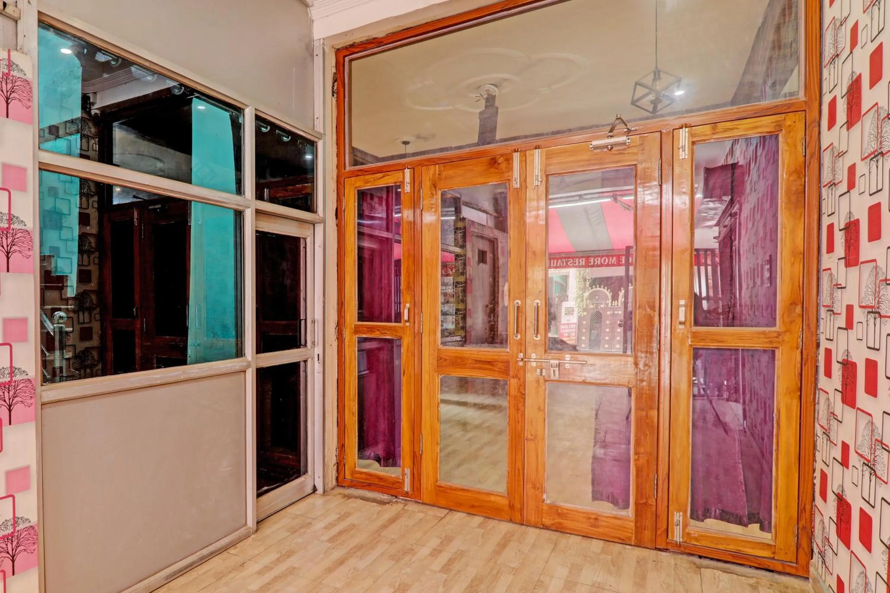 Facade/entrance in Hotel O by OYO ONCE MORE RESTAURANT AND CAFE