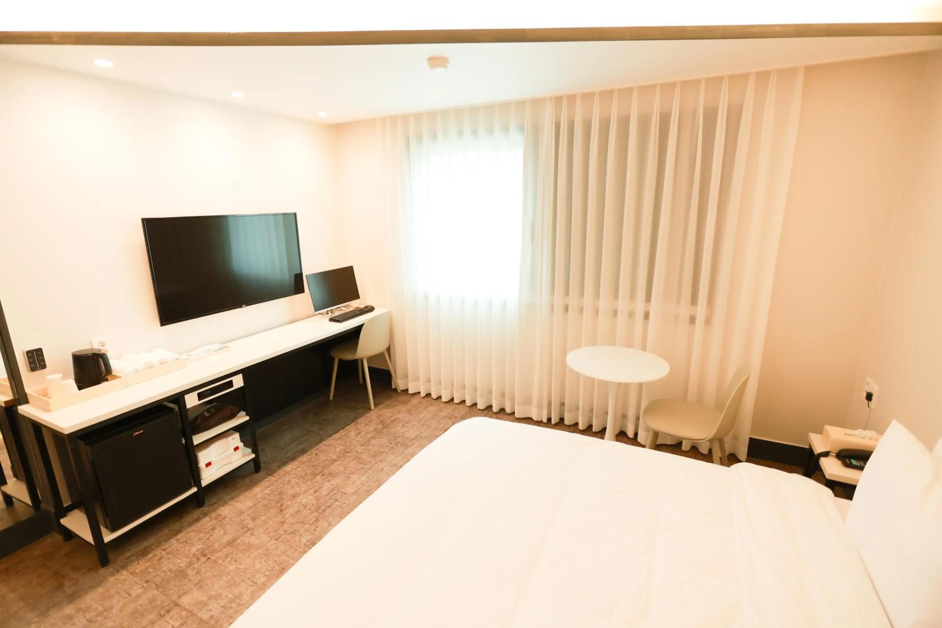 Bed in Hotel Myeongji