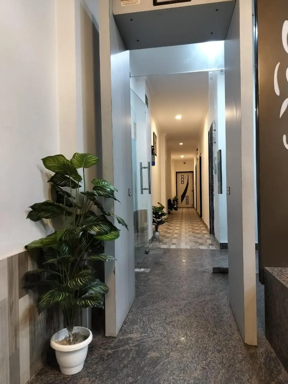 Inner courtyard view in Hotel Clink New Delhi Airport