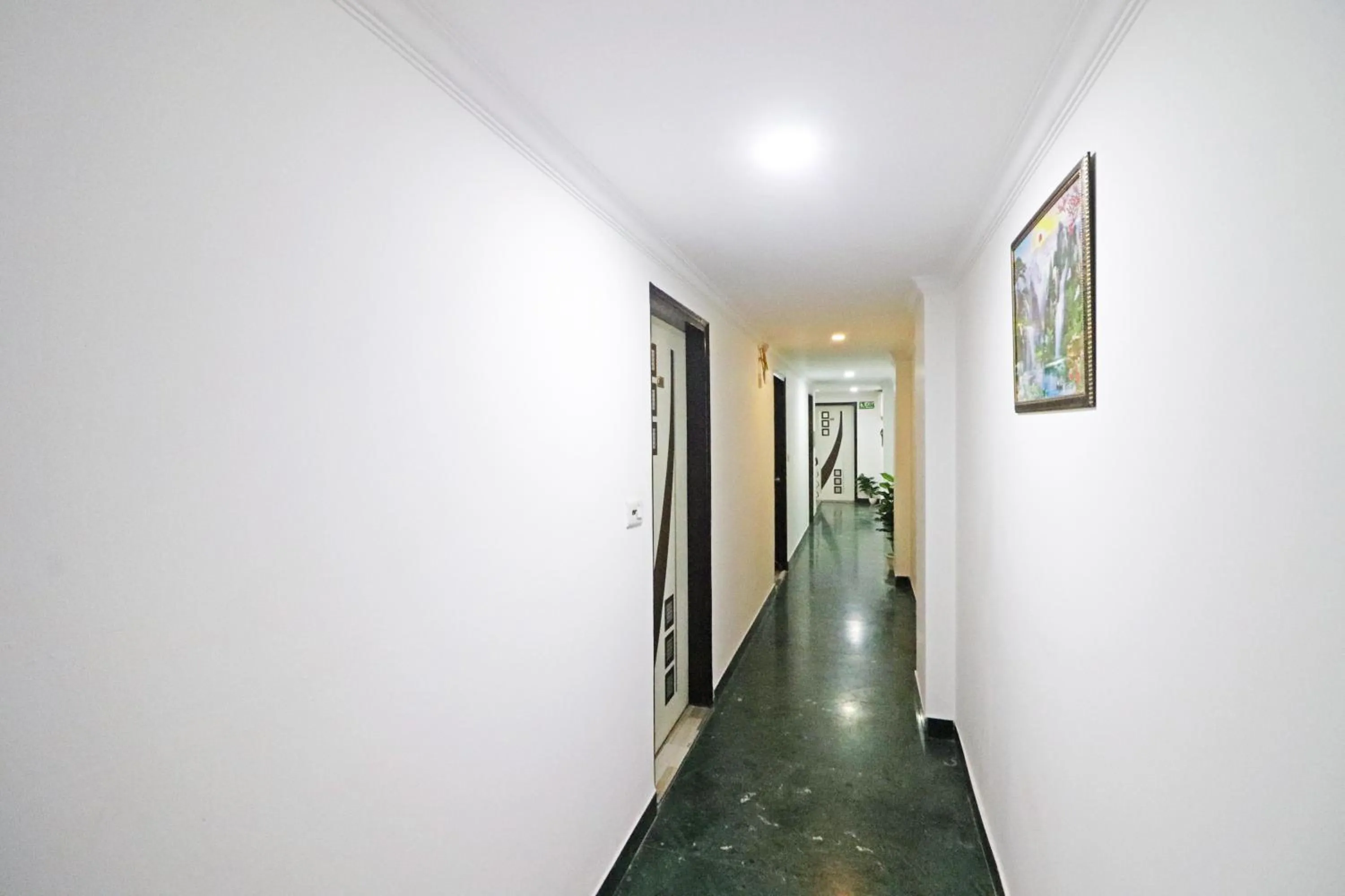 Inner courtyard view in Hotel Clink New Delhi Airport