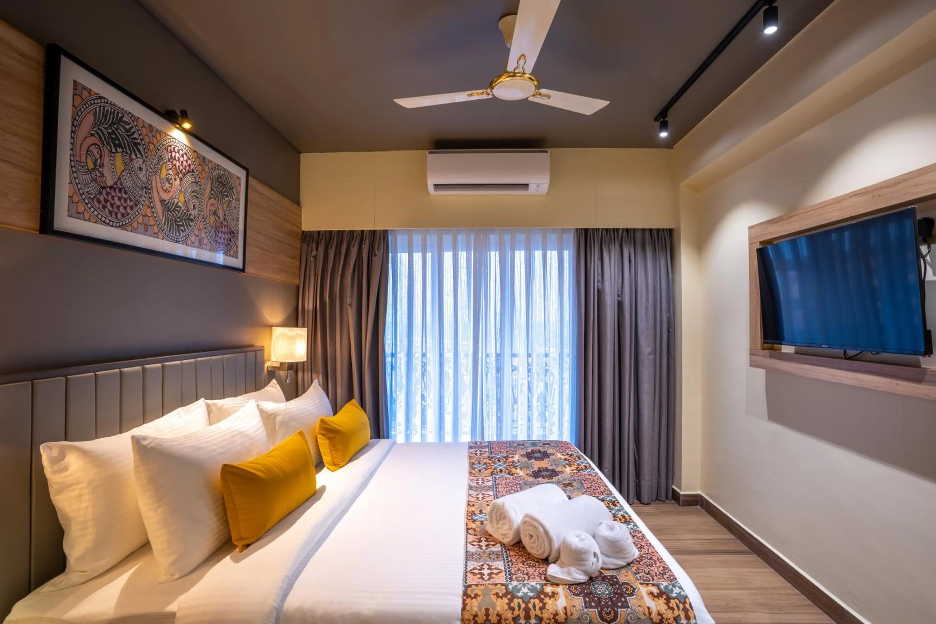 Bedroom, Bed in Regenta Central Puri Odisha