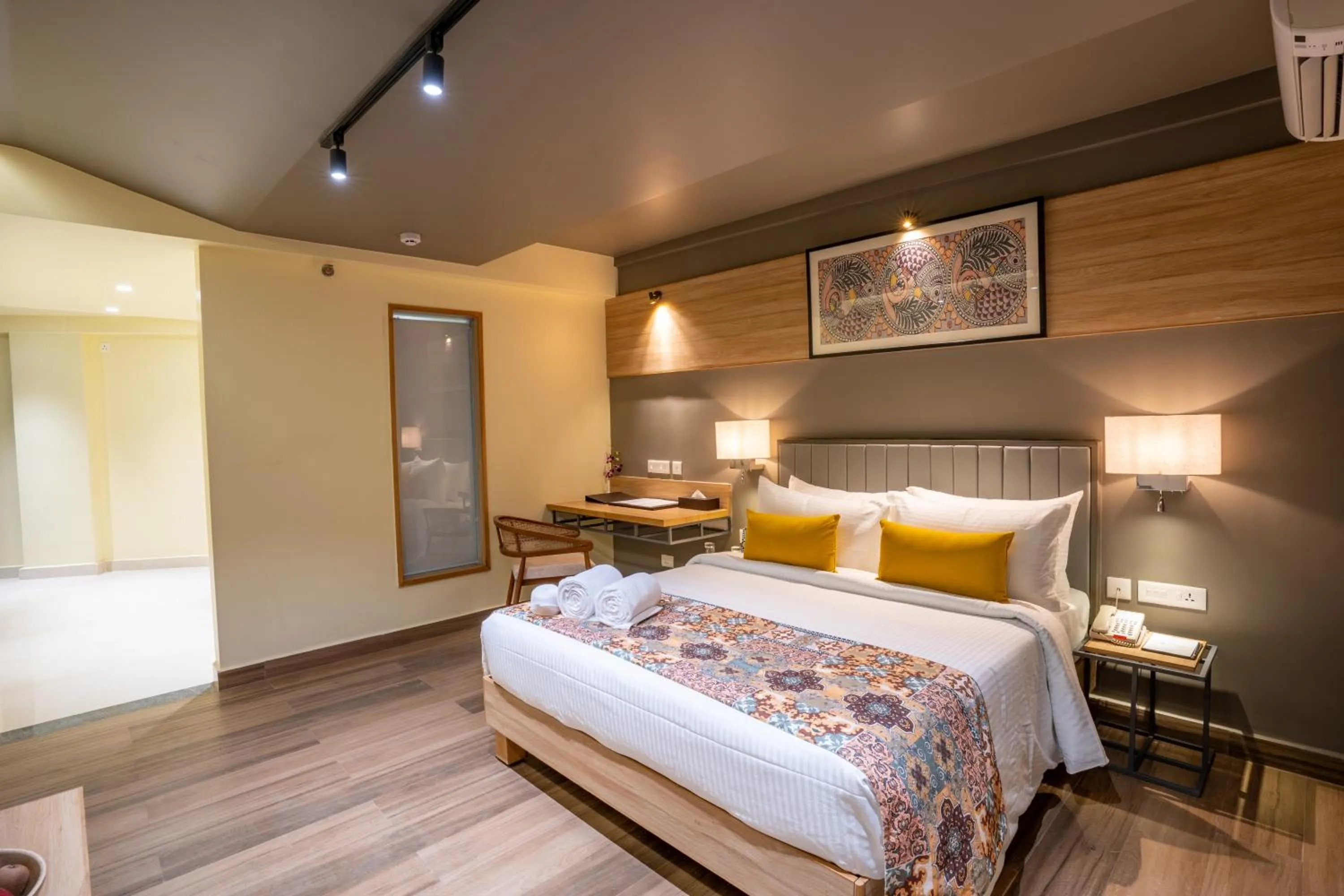 Bed in Regenta Central Puri Odisha