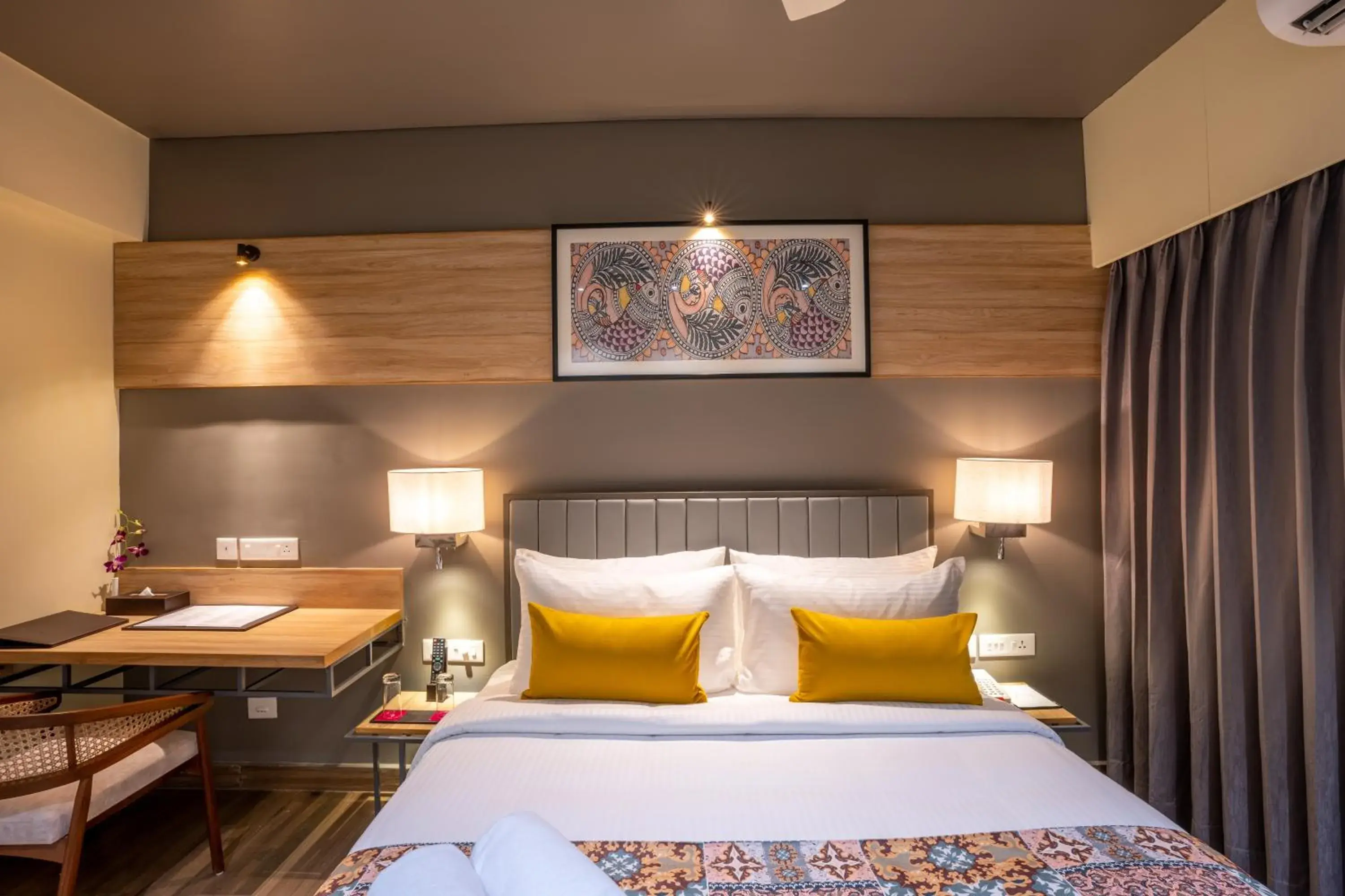 Bedroom, Bed in Regenta Central Puri Odisha Bedroom, Bed in Regenta Central Puri Odisha