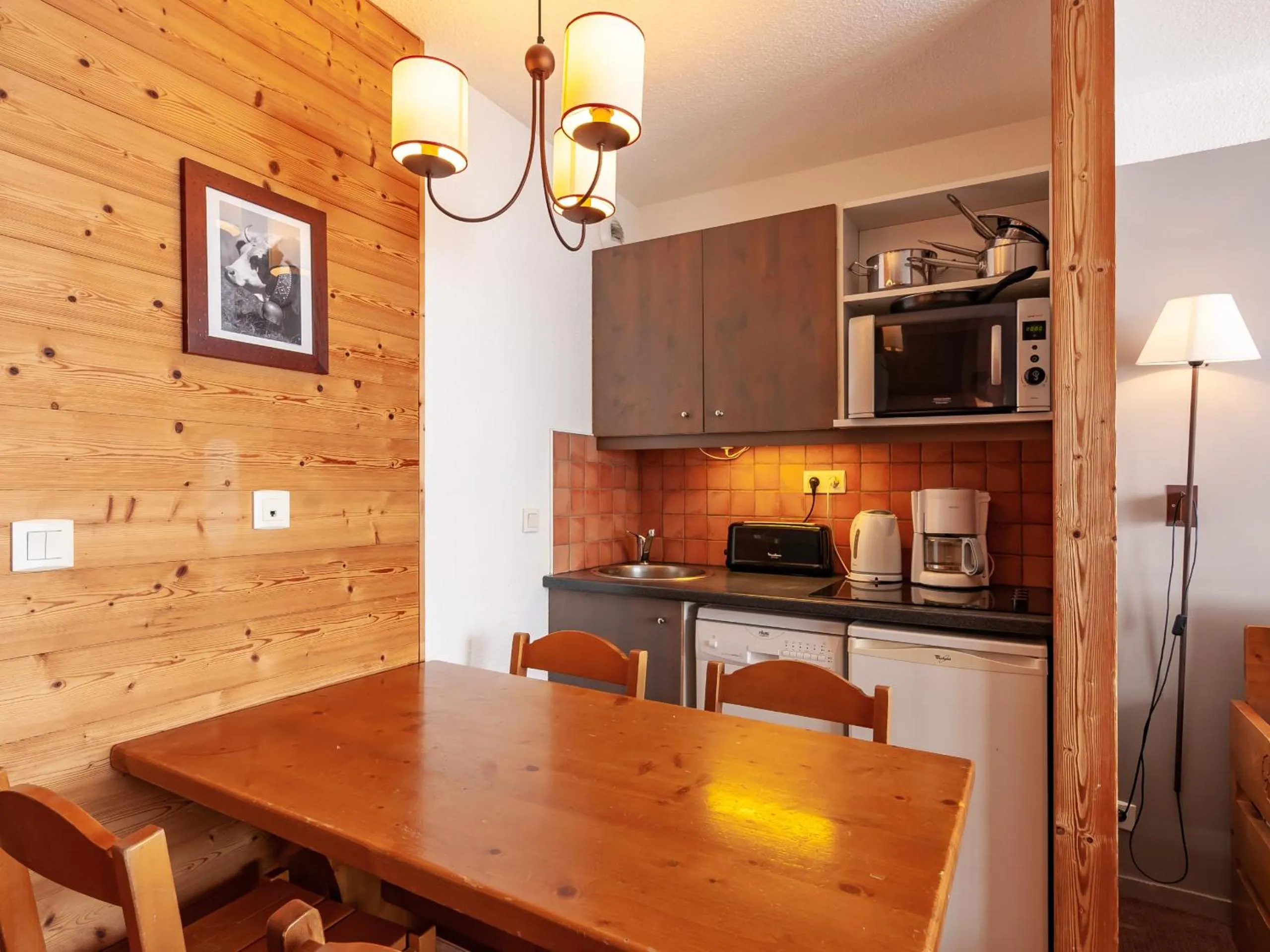 Kitchen or kitchenette in Résidence Le Pralin