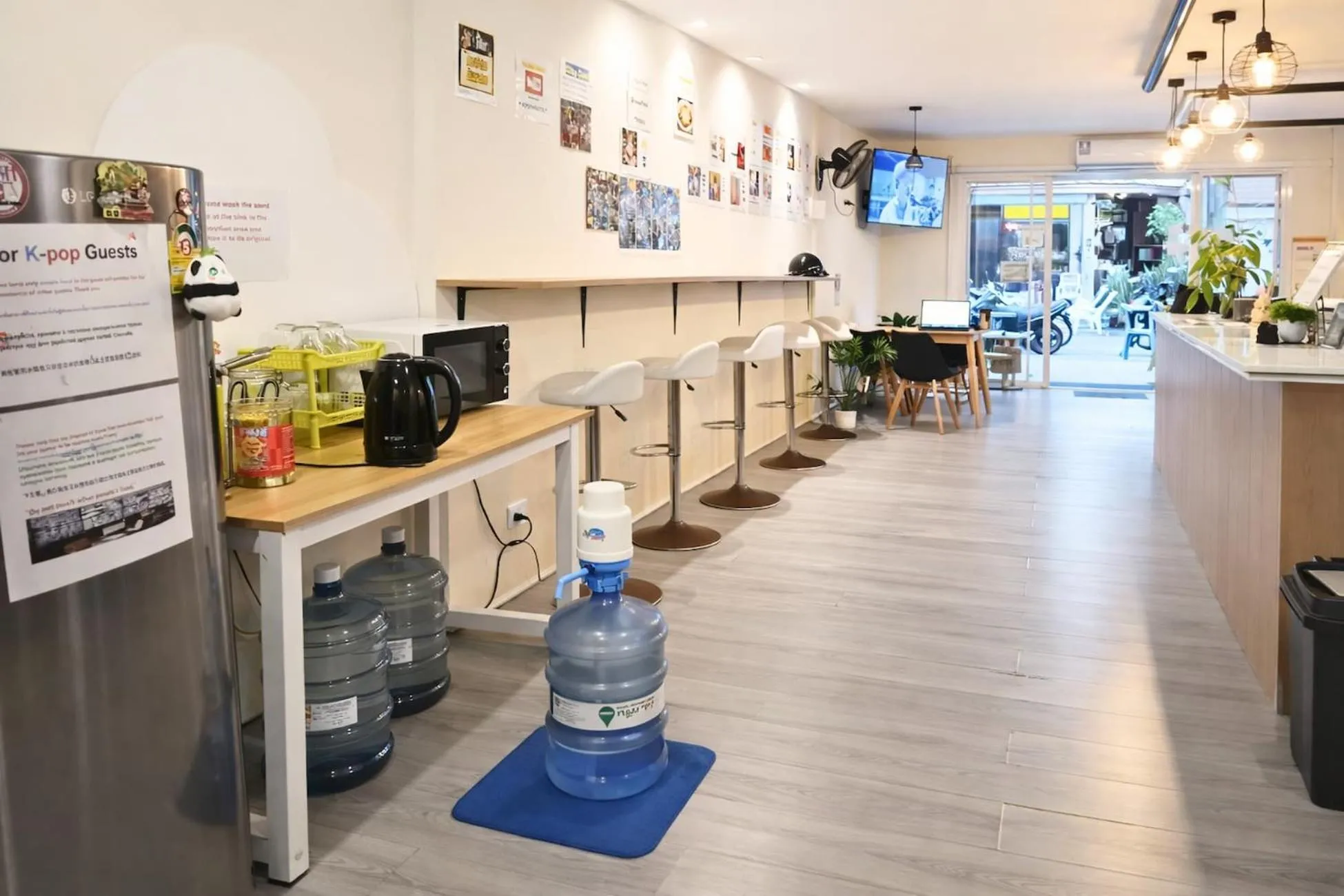 Lobby or reception in KPOP Hostel