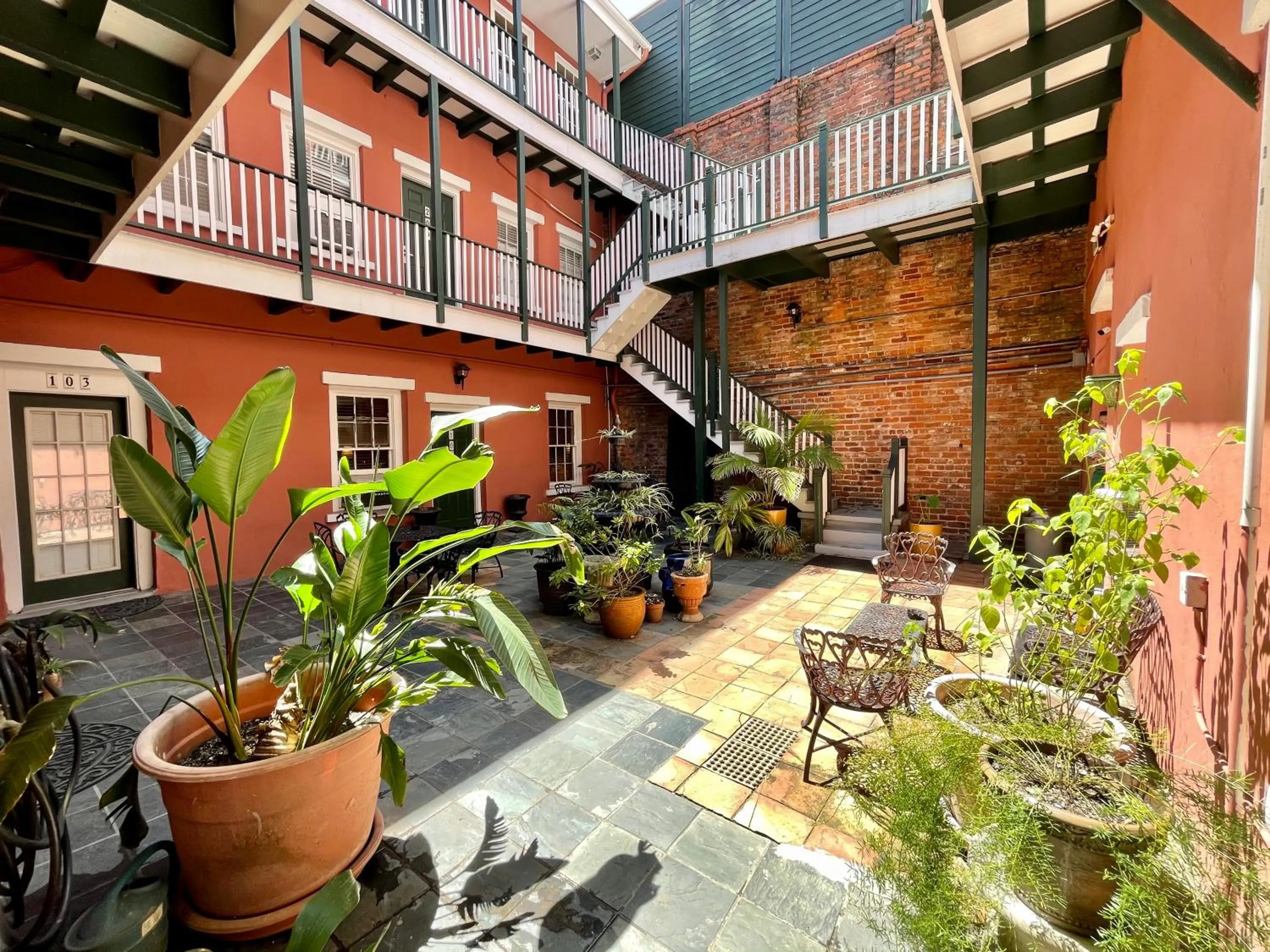 Patio in Hotel Villa Convento