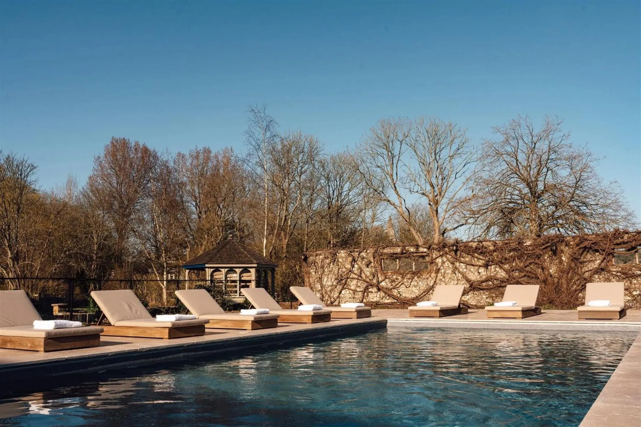 Pool view in The Alfriston