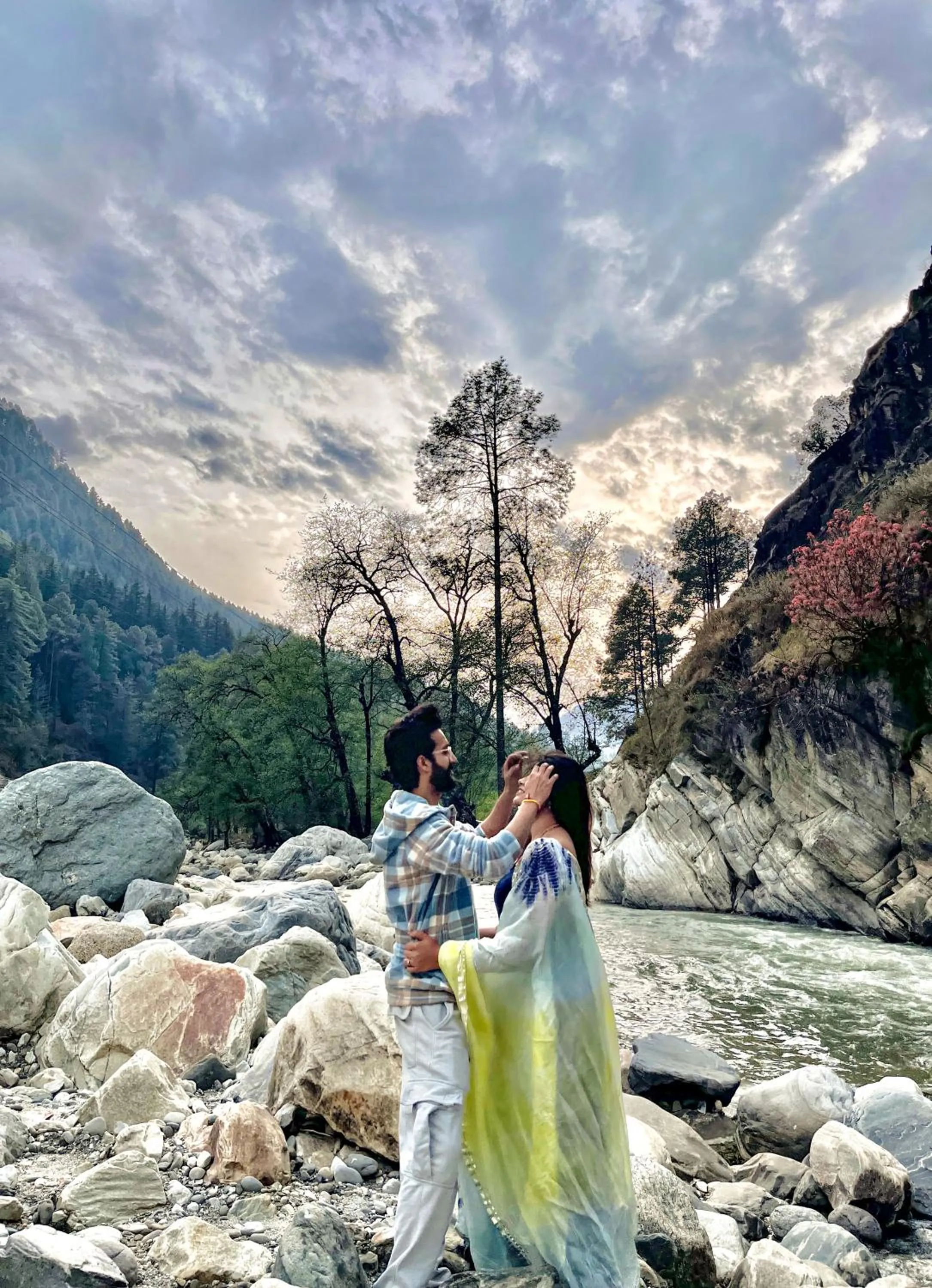 View (from property/room) in Hotel Mid Orchard Kasol l River Side -Pure Veg Hotel