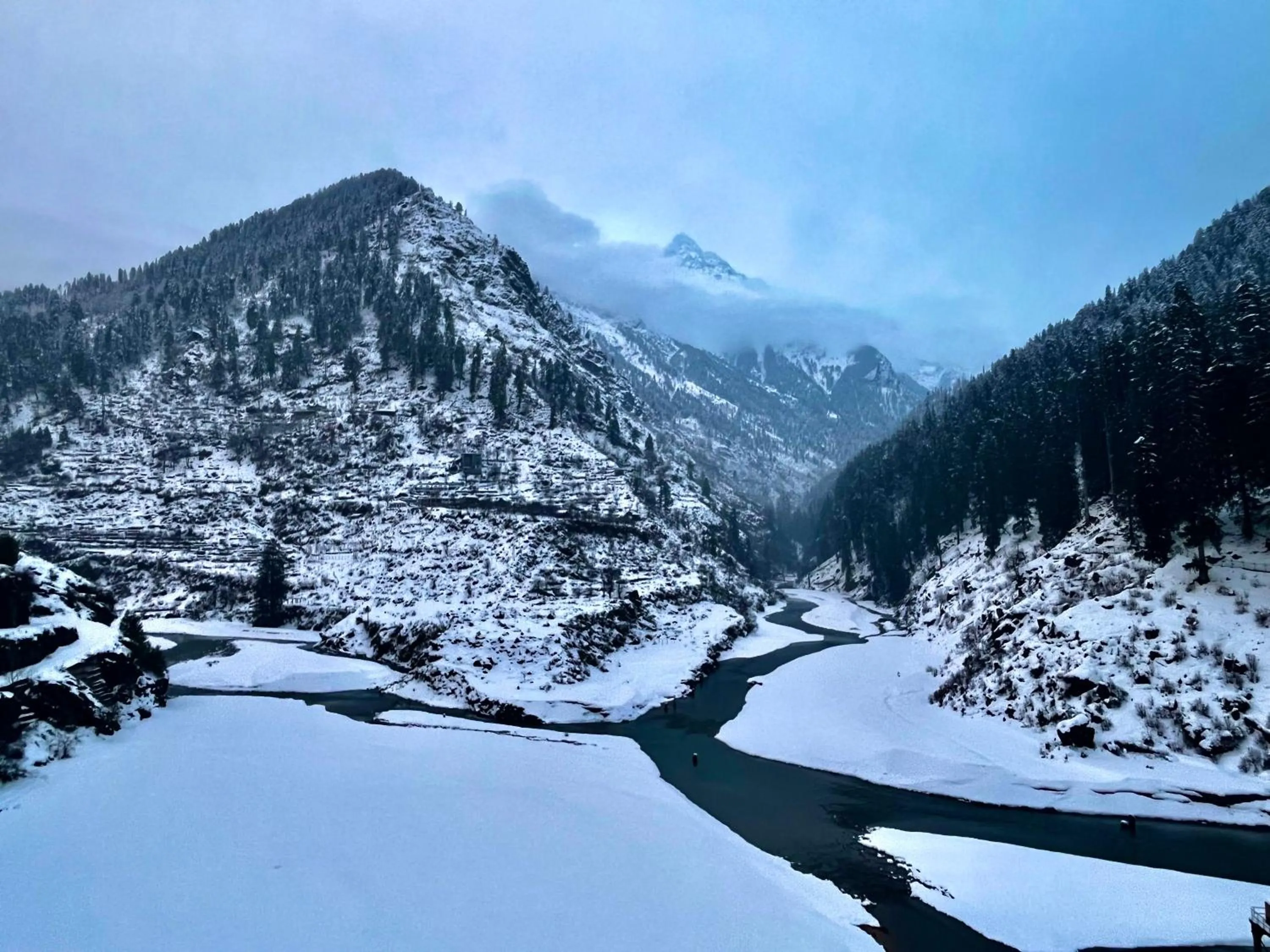 Off site in Hotel Mid Orchard Kasol l River Side -Pure Veg Hotel