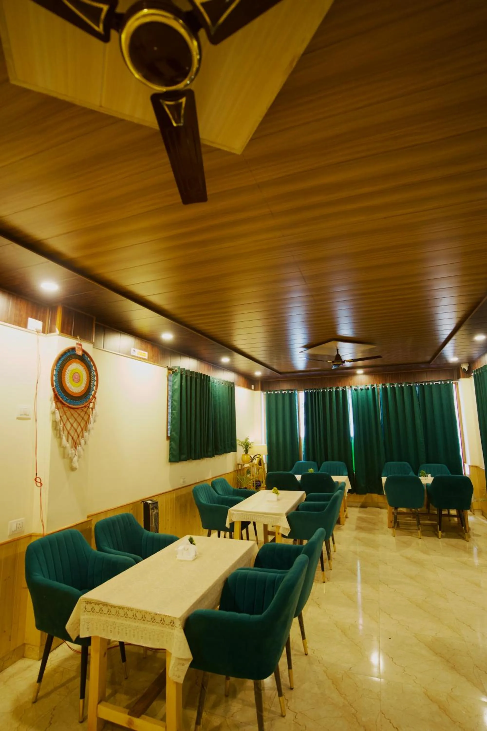 Restaurant/places to eat in Hotel Mid Orchard Kasol l River Side -Pure Veg Hotel