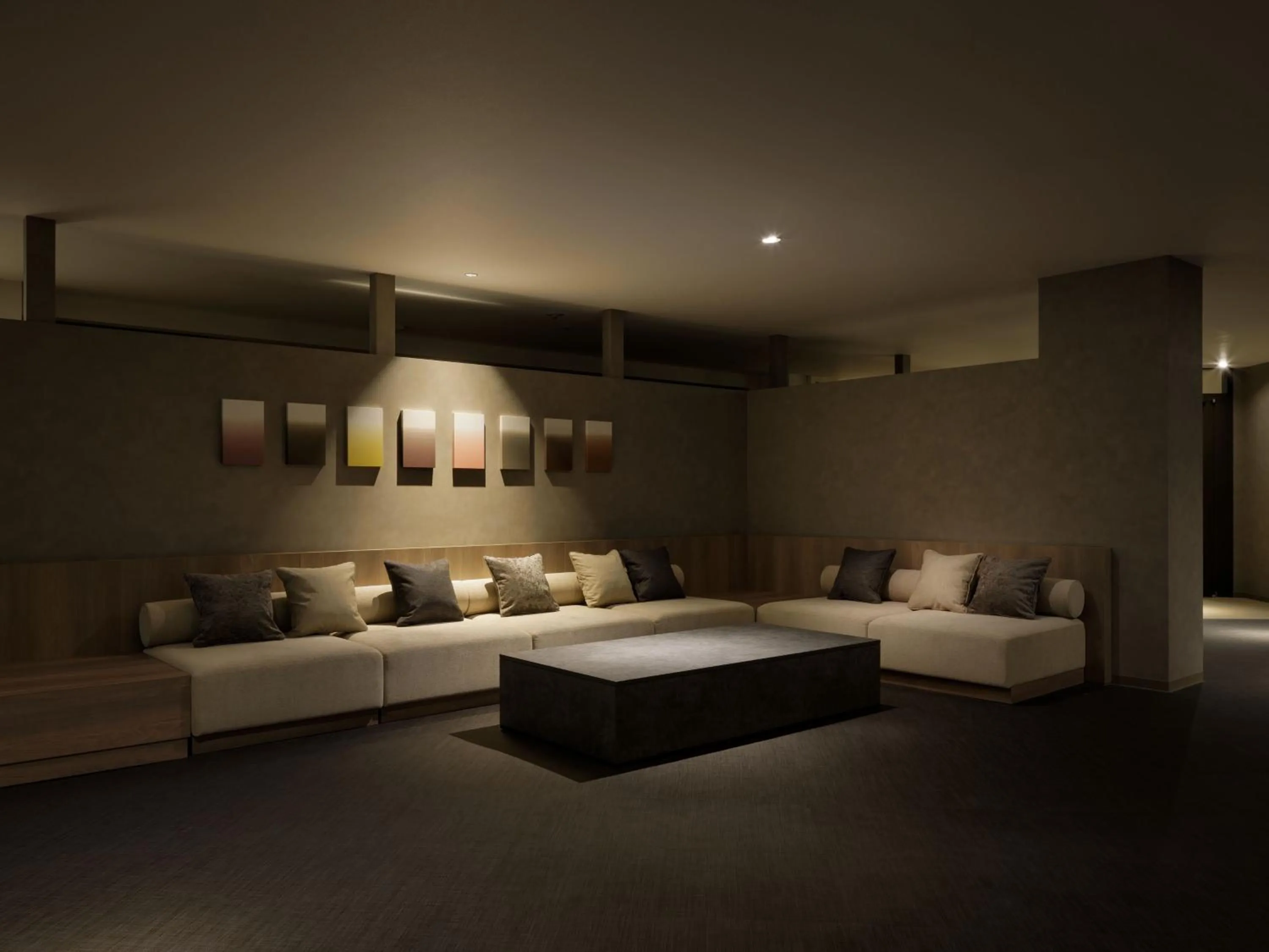 Communal lounge/ TV room, Bed in Grand Mercure Beppu Bay Resort & Spa