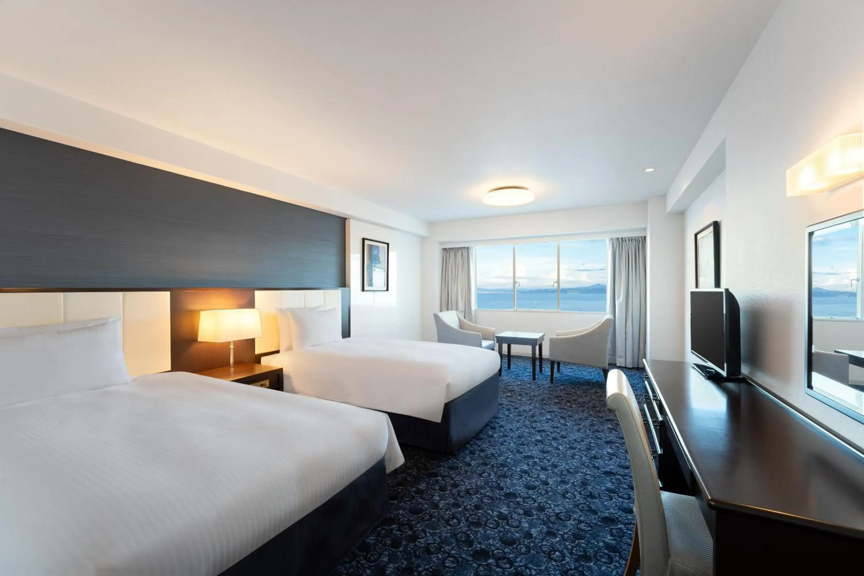 Bed in Grand Mercure Beppu Bay Resort & Spa Bed in Grand Mercure Beppu Bay Resort & Spa