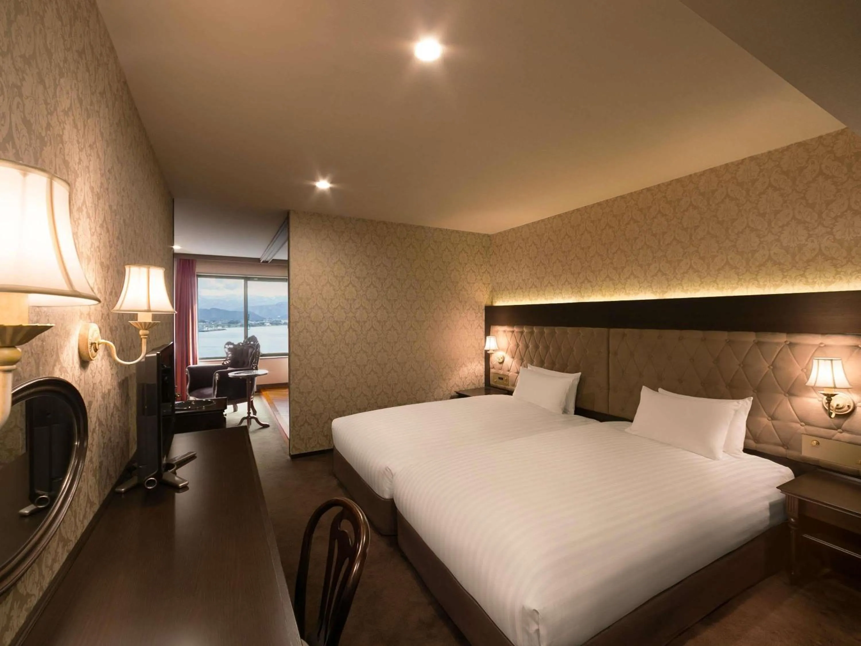 Bedroom, Bed in Grand Mercure Lake Biwa Resort & Spa