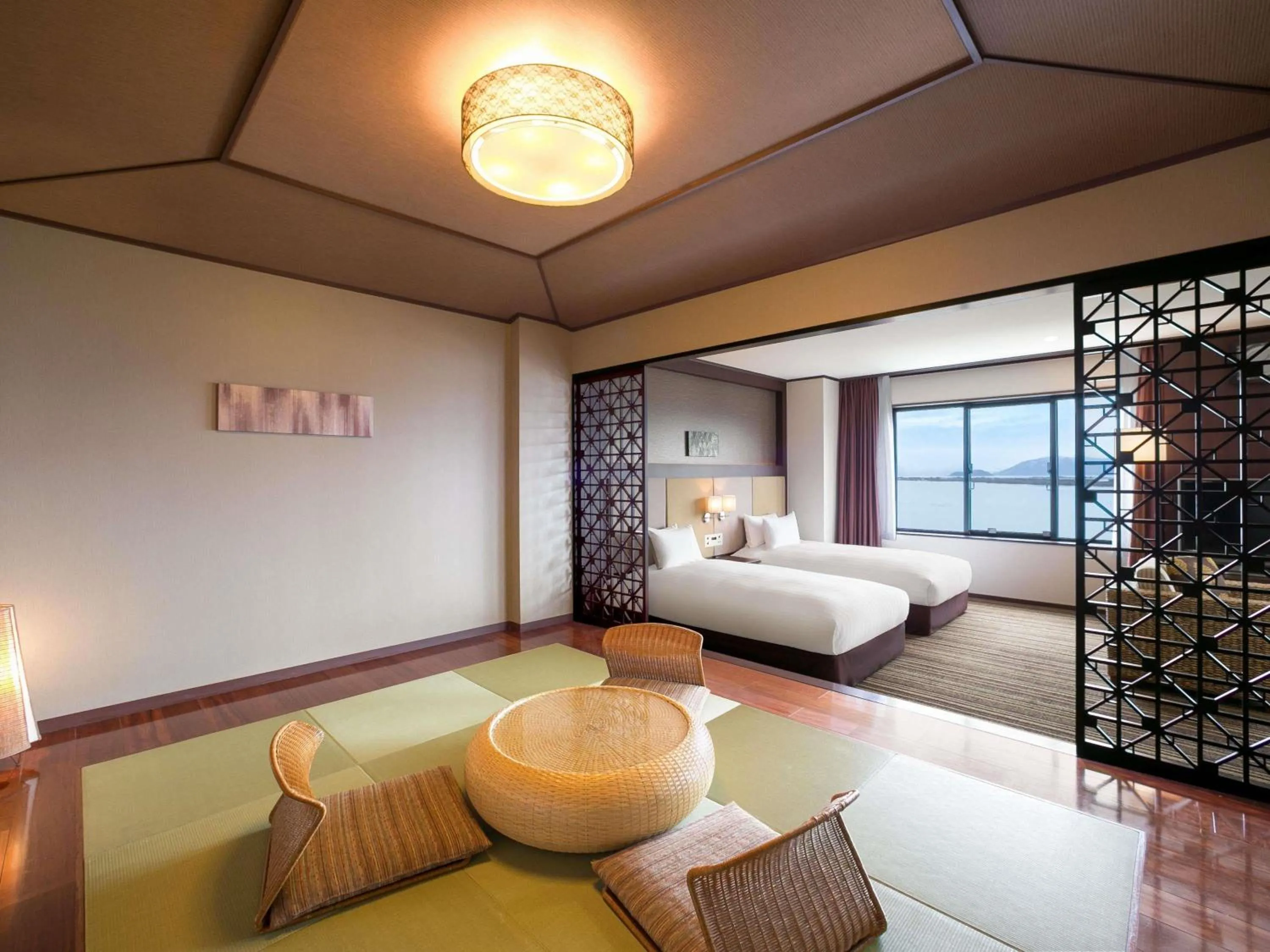 Bedroom, Bed in Grand Mercure Lake Biwa Resort & Spa