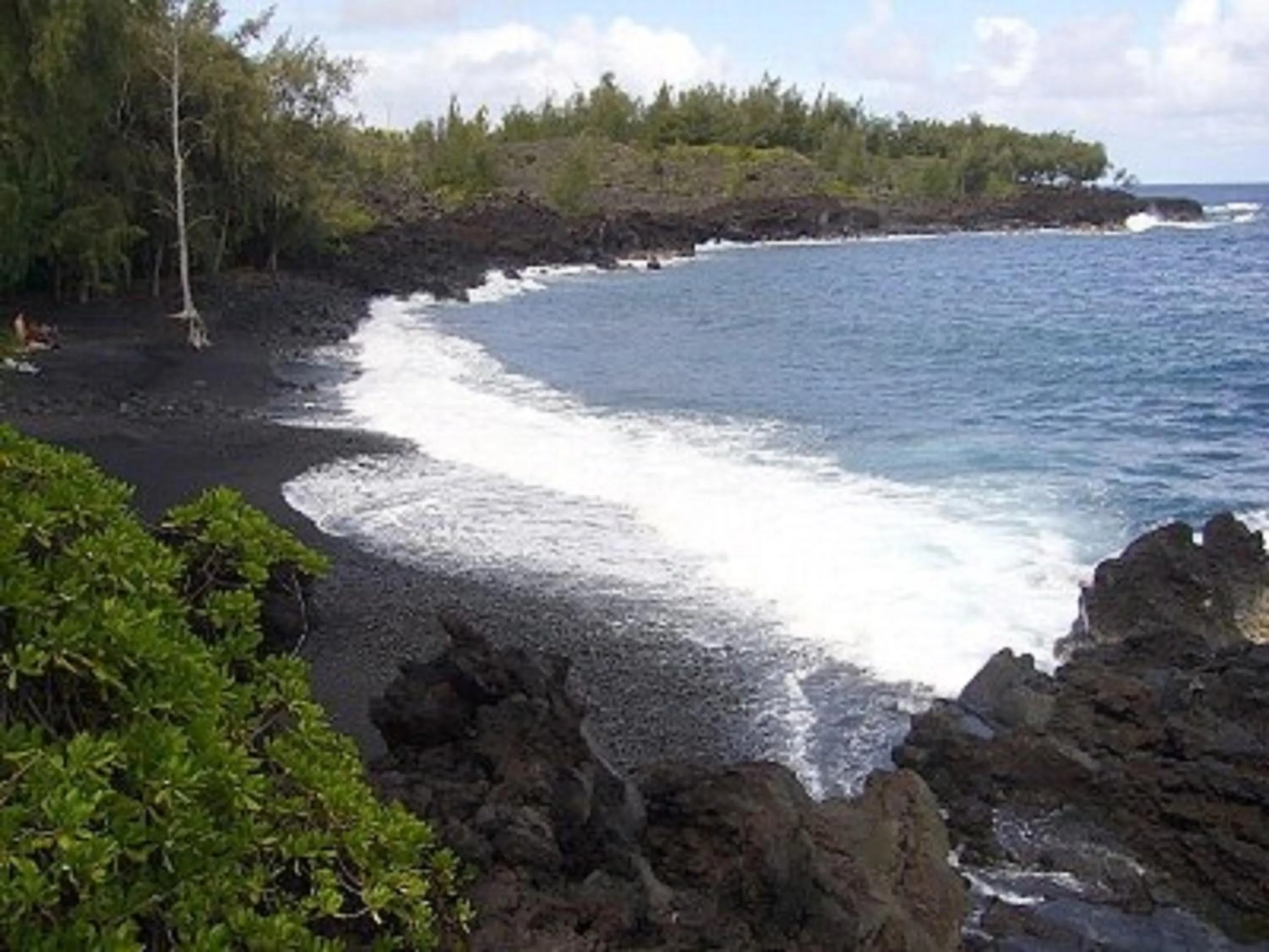 Beach in Whale House at Kehena Beach