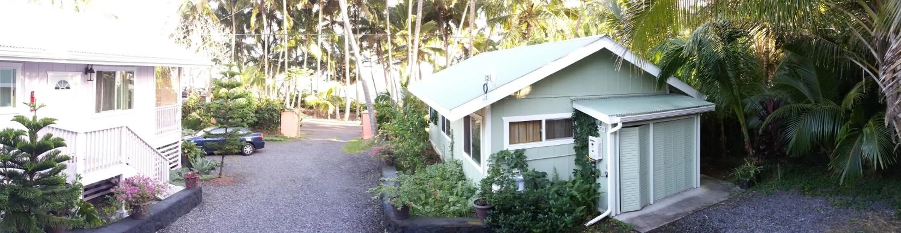 Bird's eye view in Whale House at Kehena Beach