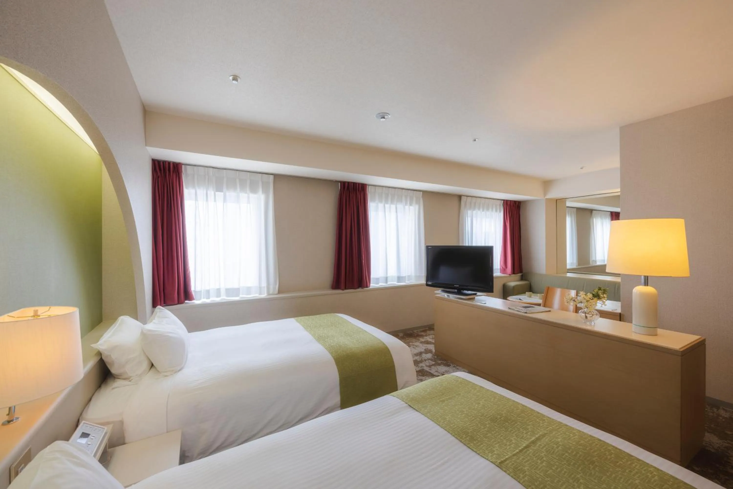 Bed in Shinjuku Washington Hotel Annex