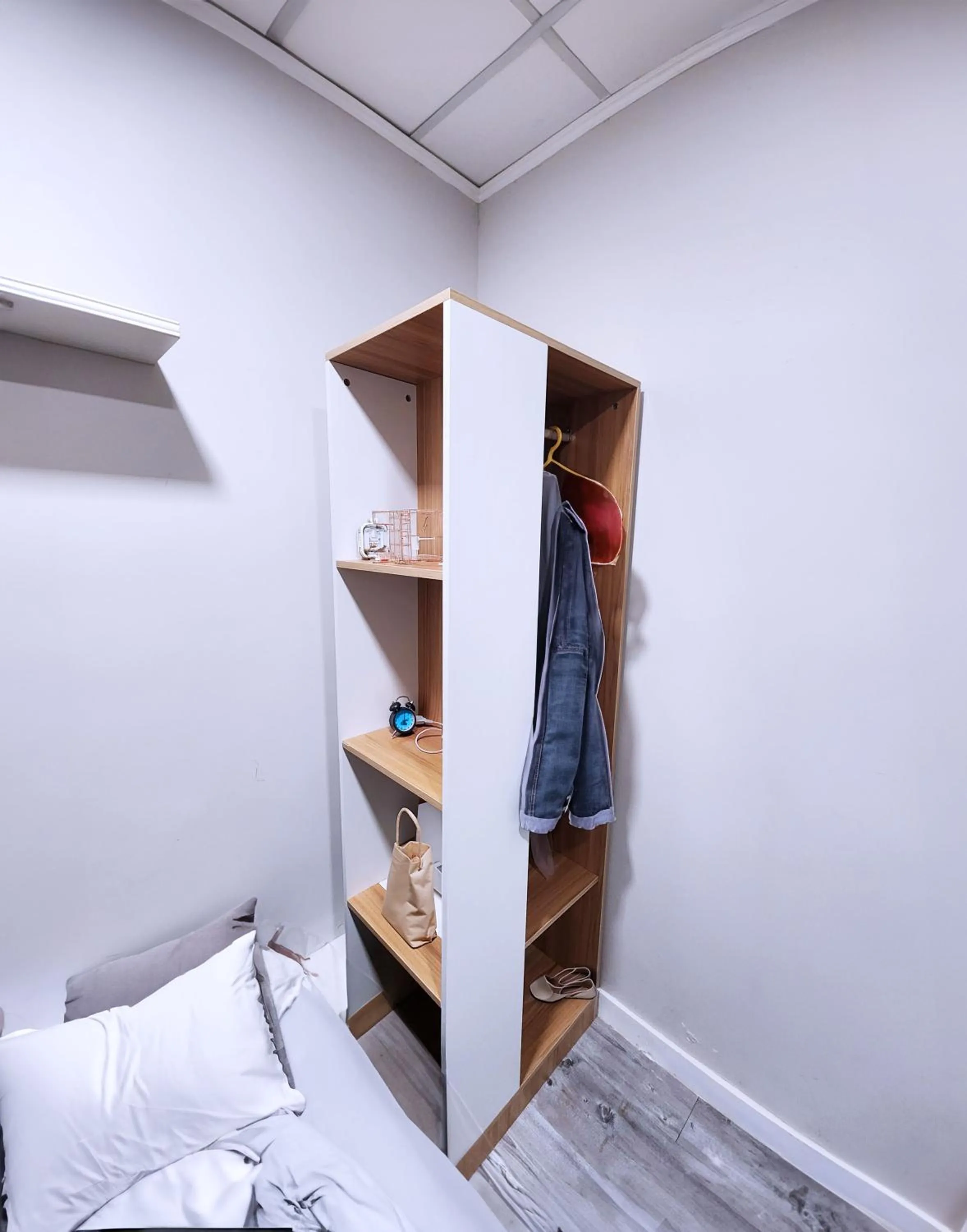 wardrobe, Bed in Pillows CoLiving