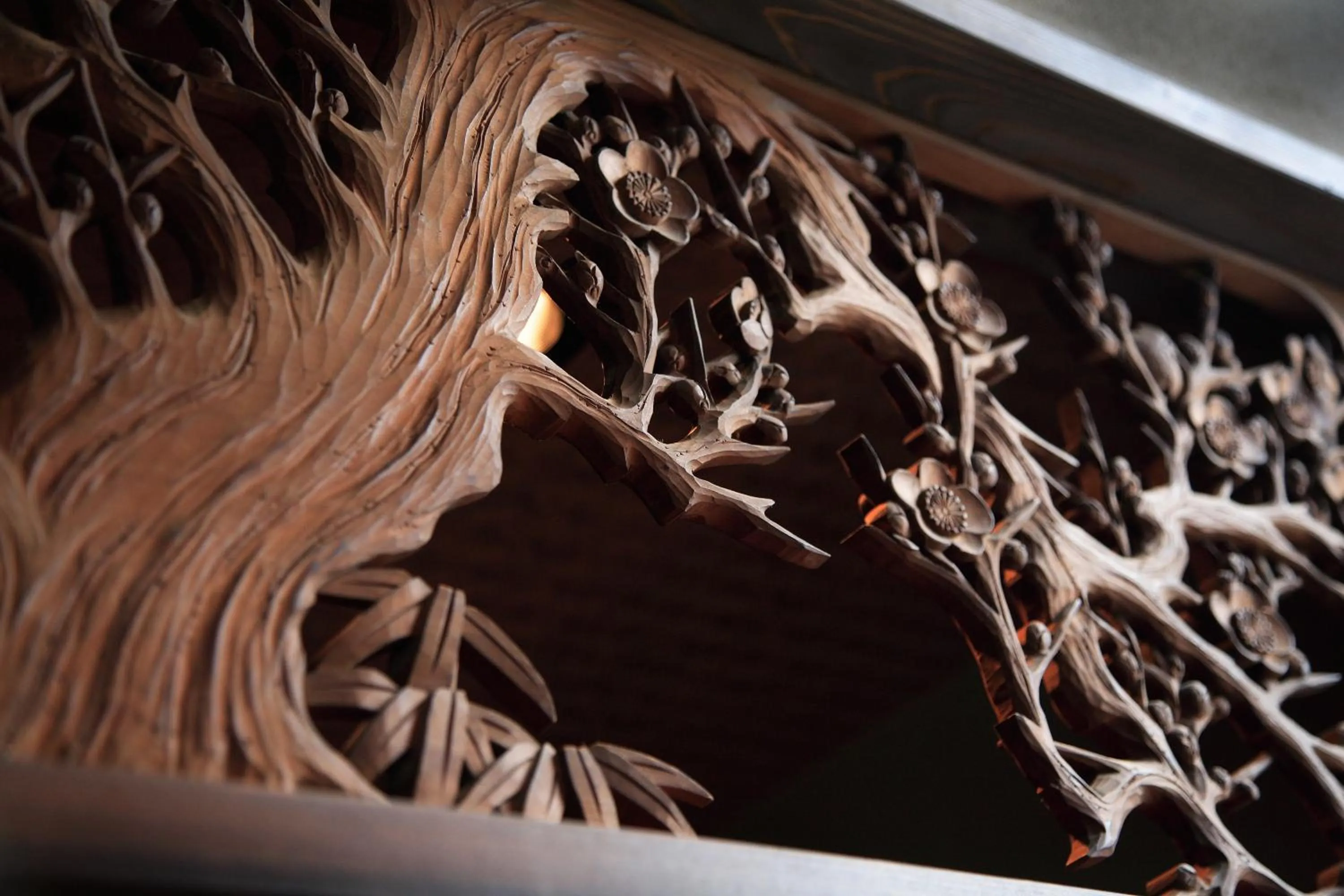 Decorative detail in Ryokan Konomama