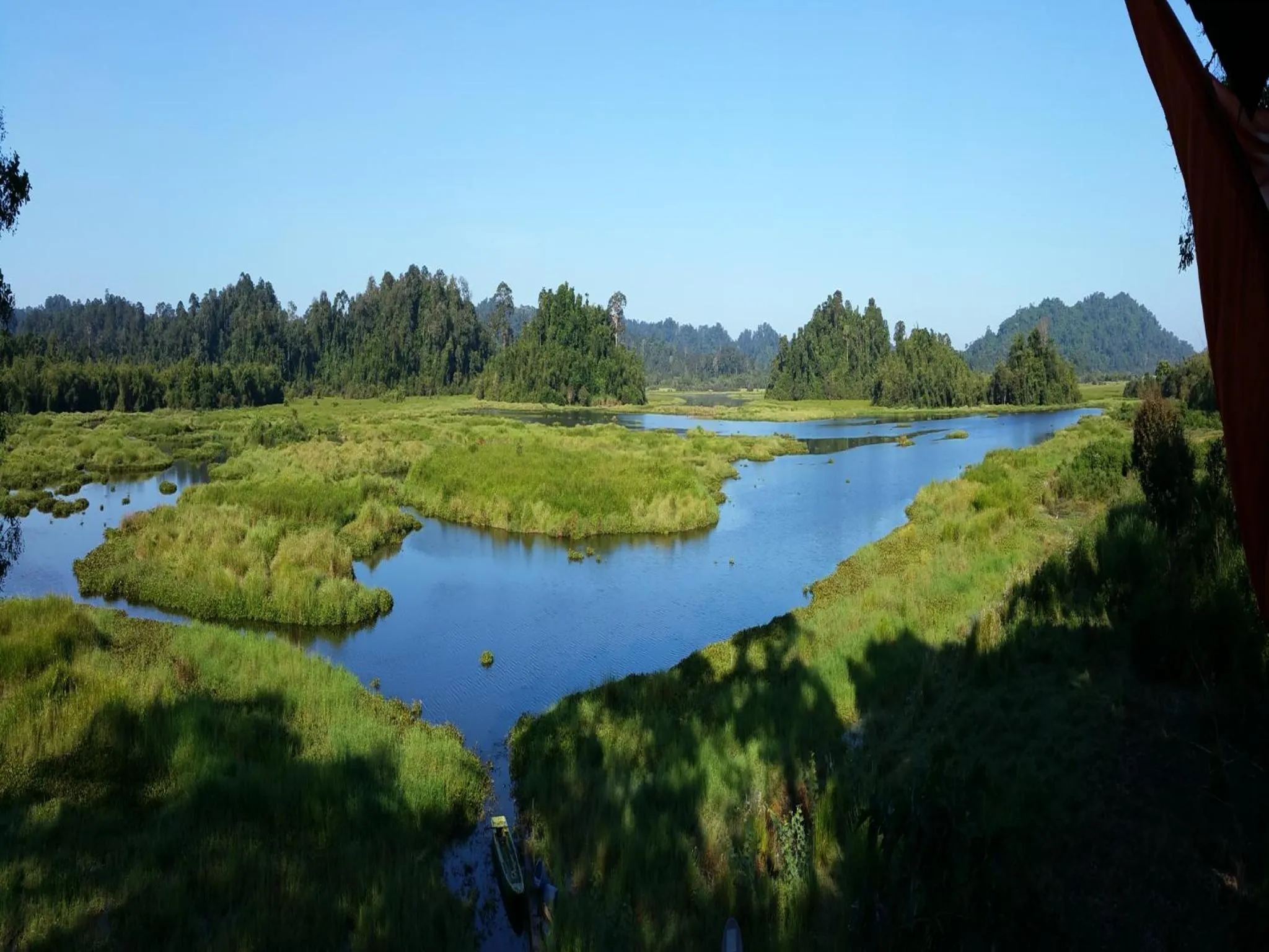 Natural landscape in Cat Tien Jungle Lodge