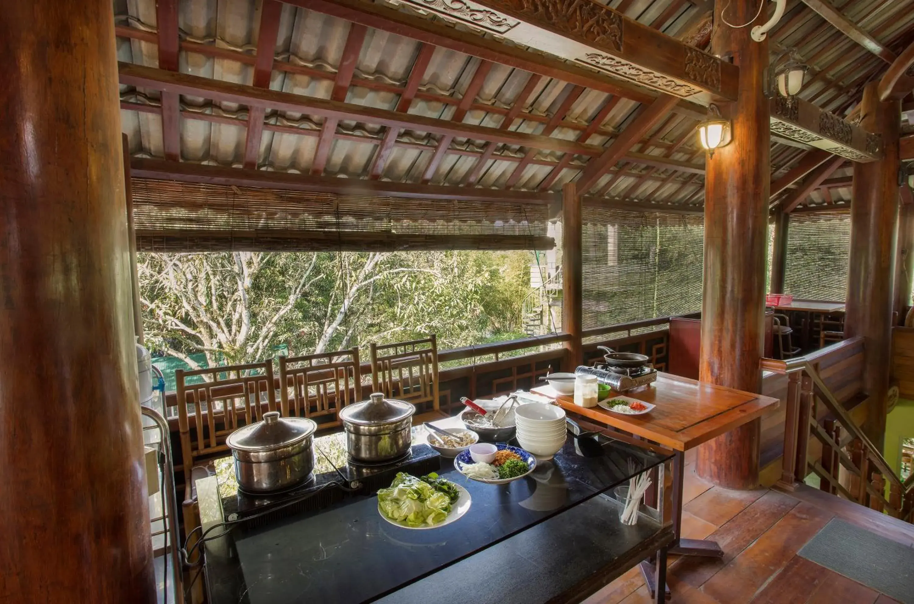 Restaurant/places to eat in Cat Tien Jungle Lodge Restaurant/places to eat in Cat Tien Jungle Lodge