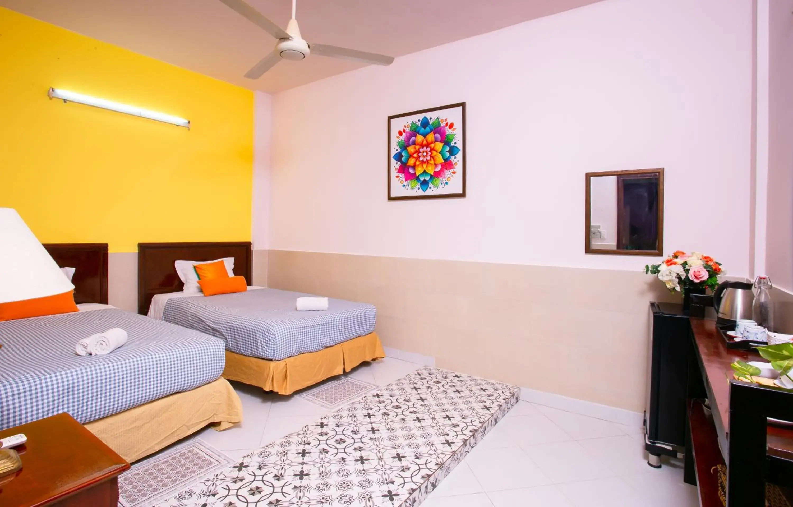 Twin Room with Shared Bathroom in Cat Tien Jungle Lodge Twin Room with Shared Bathroom in Cat Tien Jungle Lodge