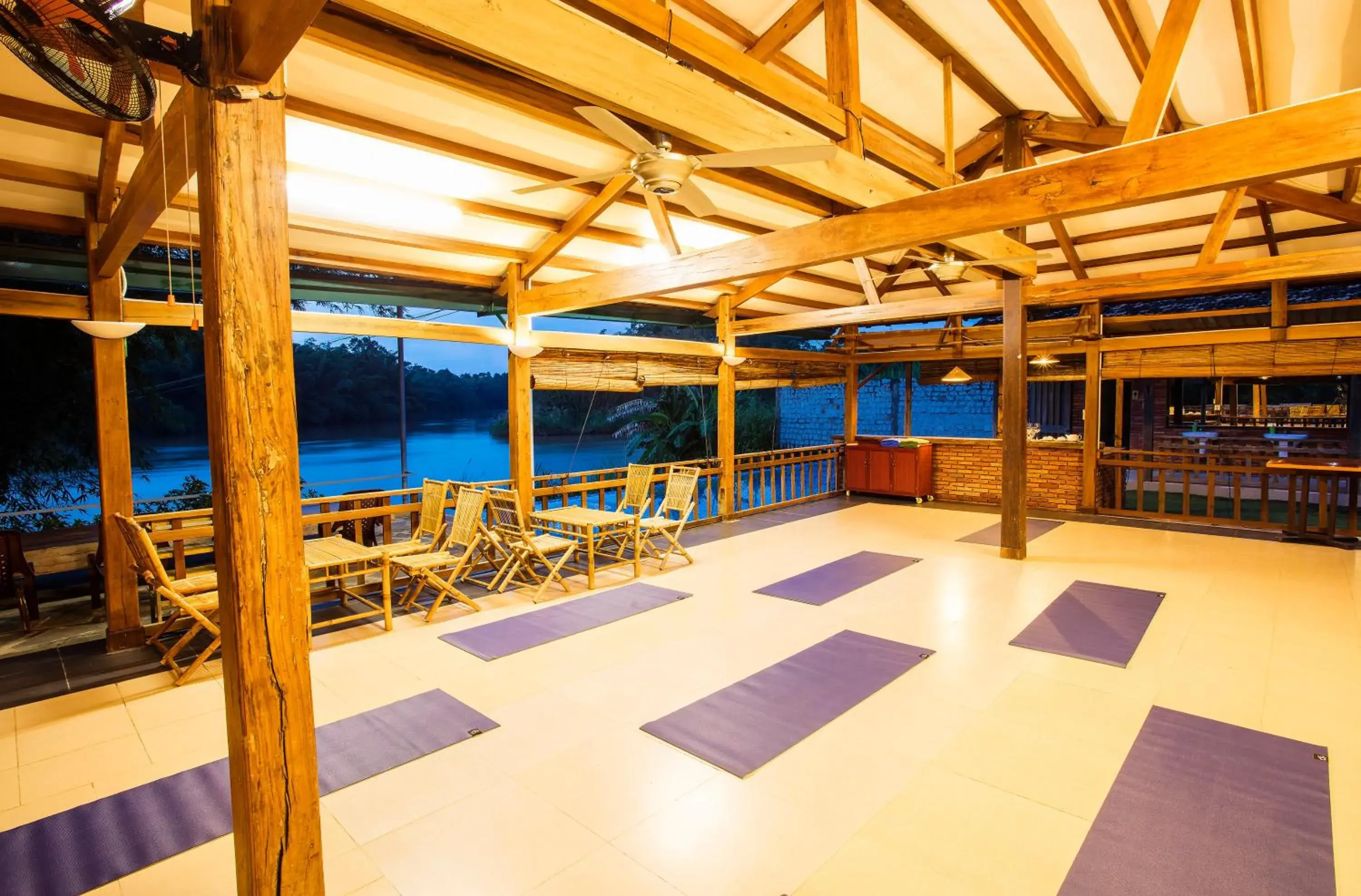 Lounge or bar in Cat Tien Jungle Lodge Lounge or bar in Cat Tien Jungle Lodge