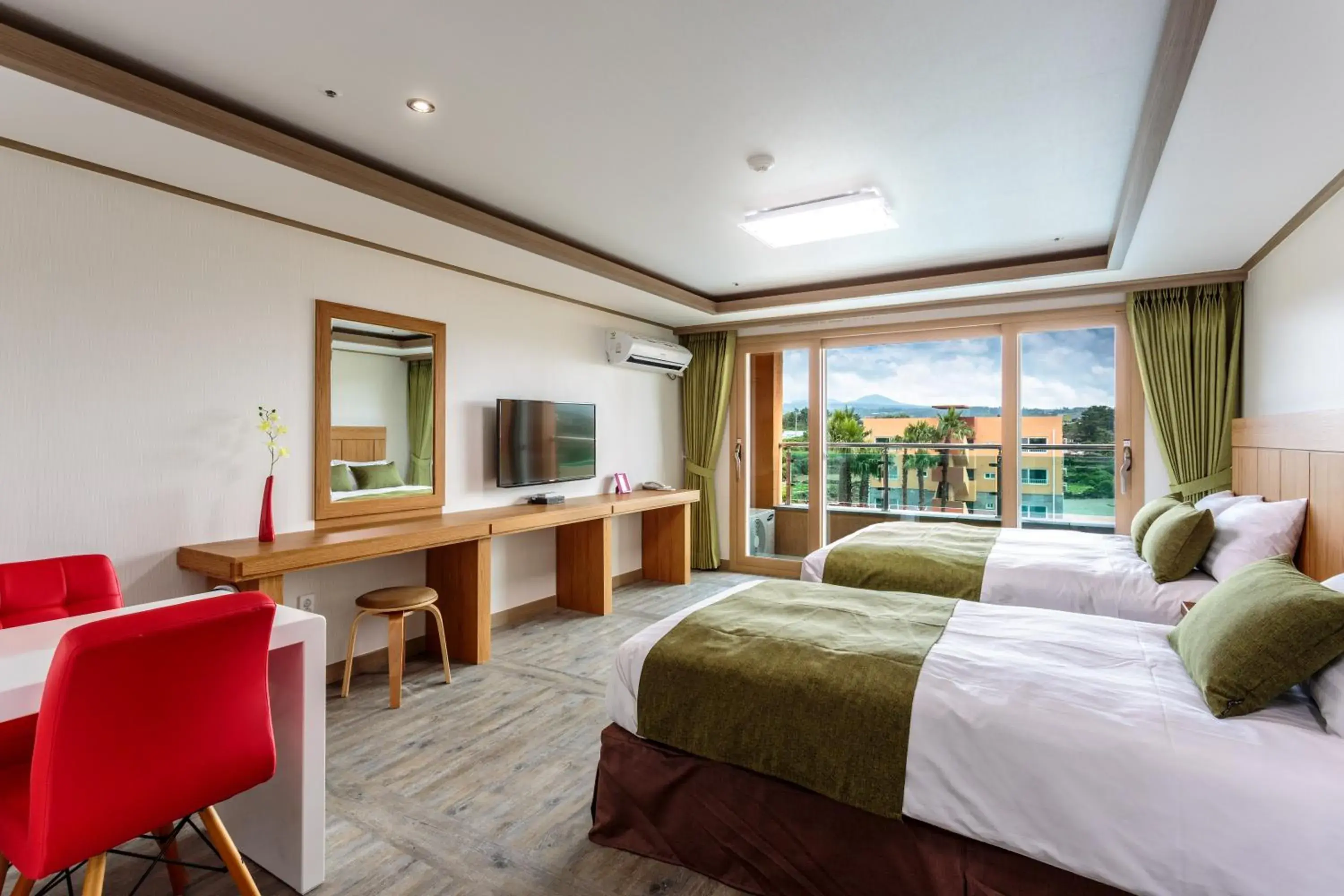 Deluxe Twin Room in Suandsu Resort Deluxe Twin Room in Suandsu Resort