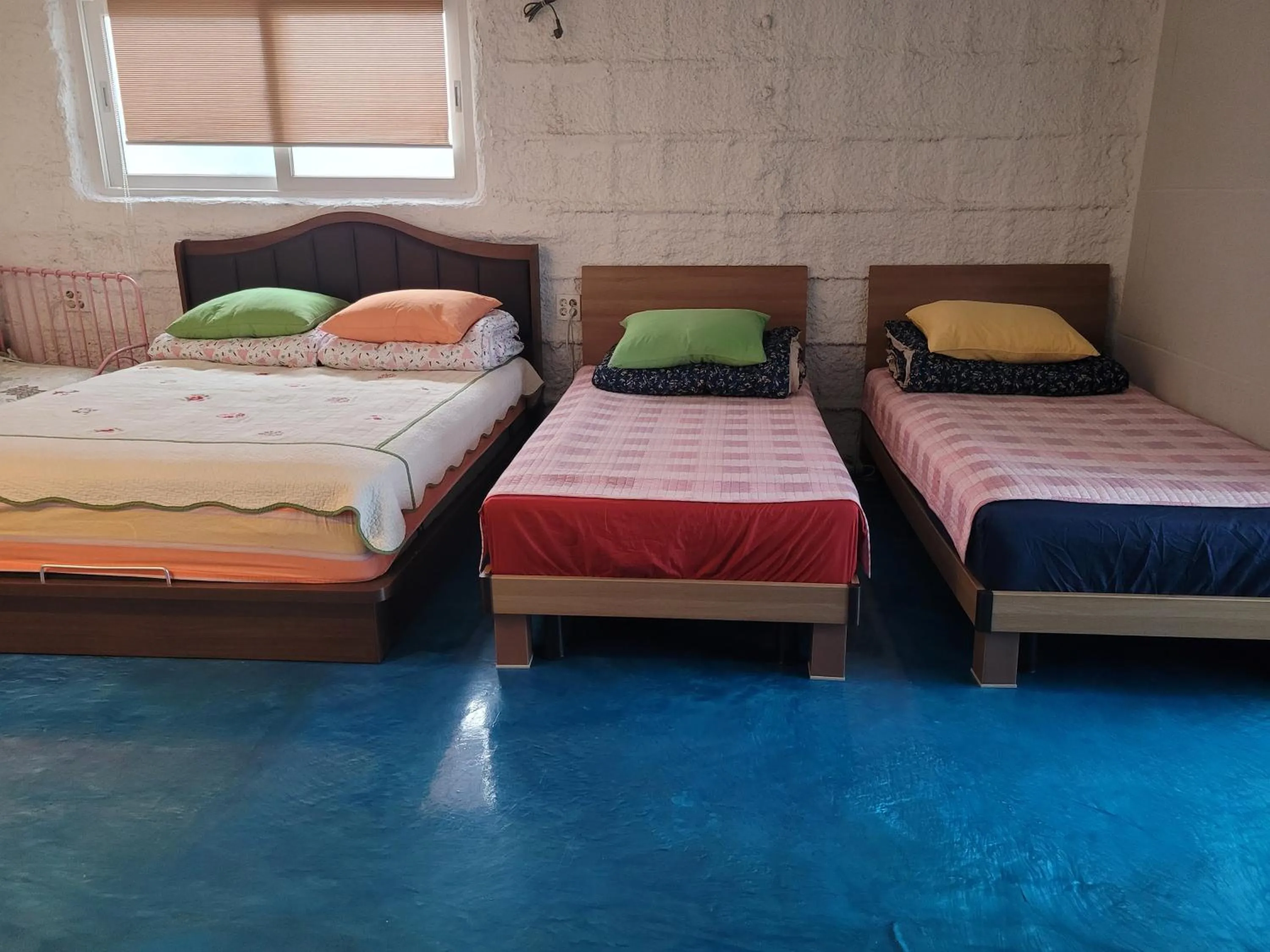 Bed in Jeju Vision House
