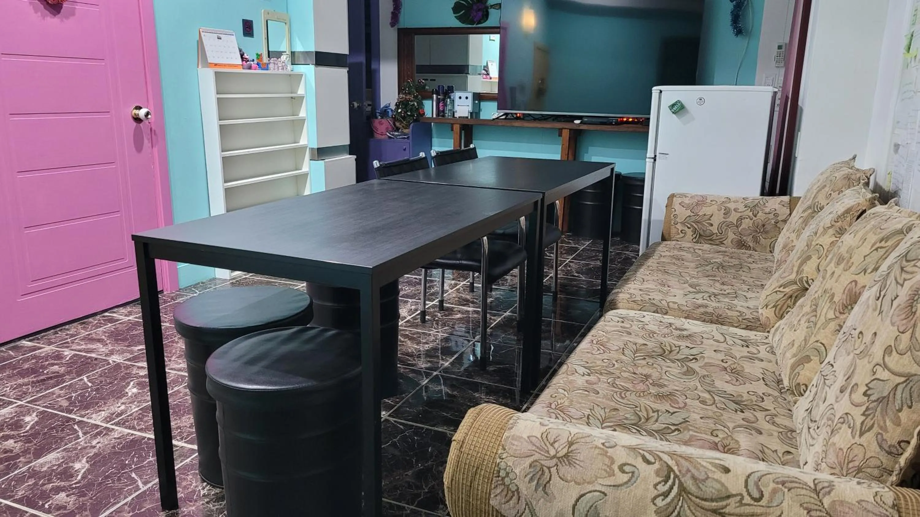 Living room in Jeju Vision House