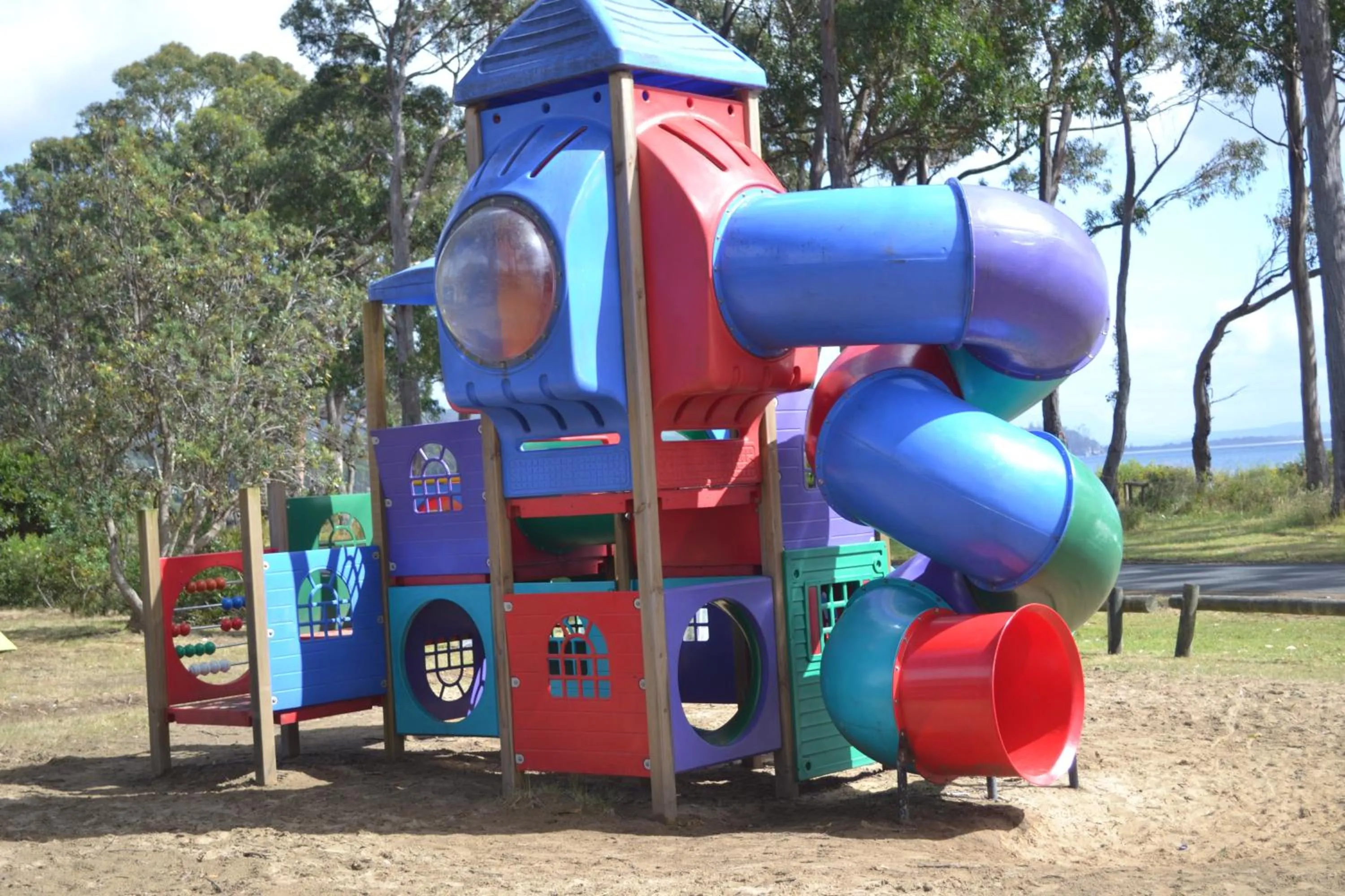 Children play ground in Captain Cook Holiday Park