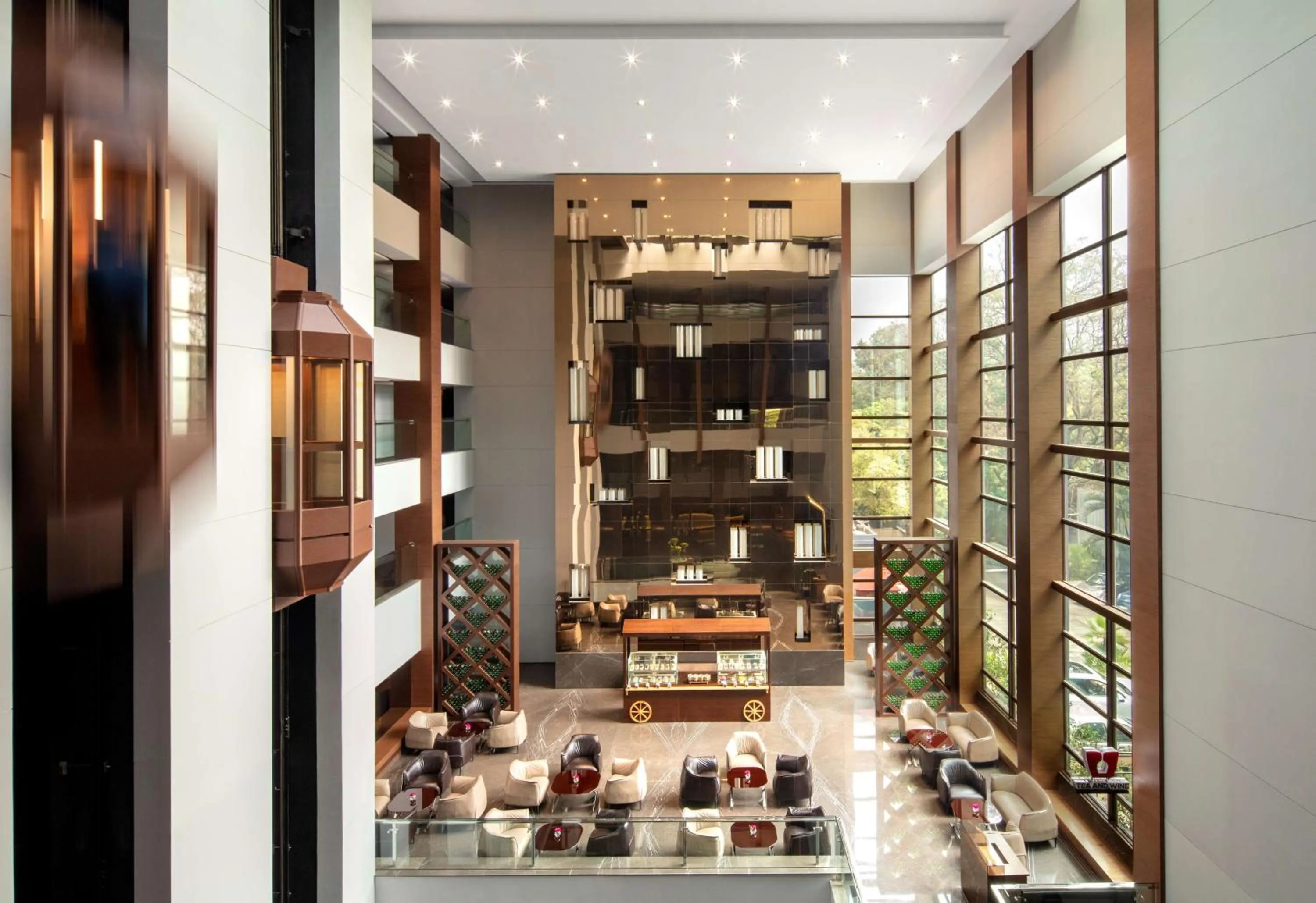 Lobby or reception in Radisson Blu Atria Bengaluru