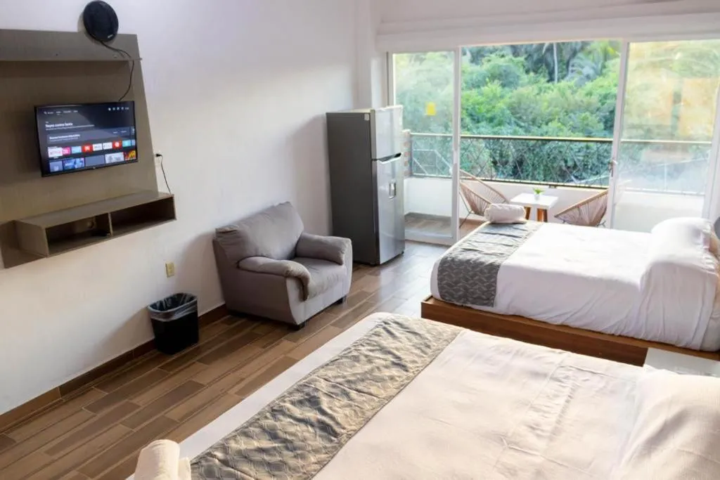 TV and multimedia, Bed in Lofts Terra Nuevo Vallarta