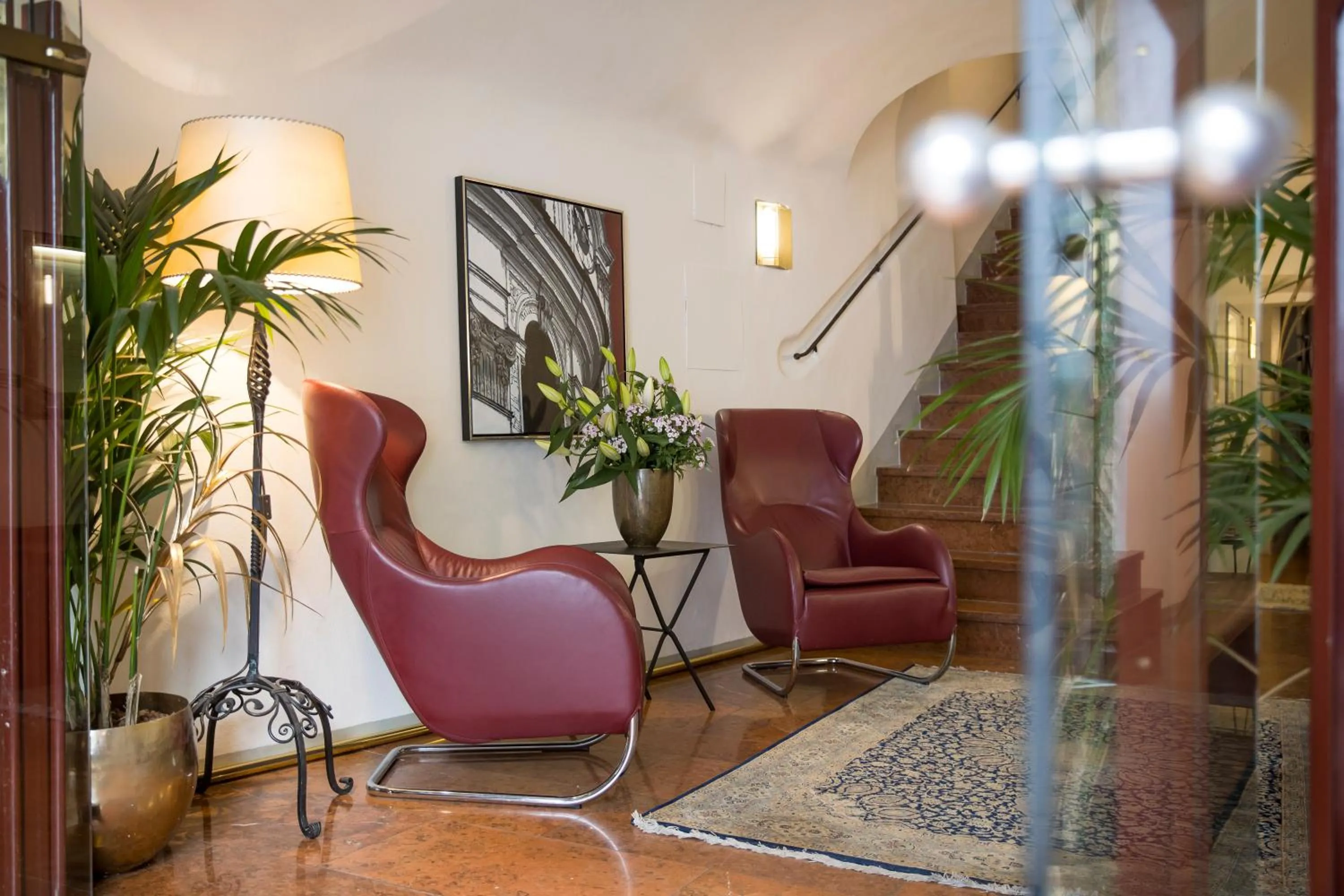 Lobby or reception in Hotel Wolf