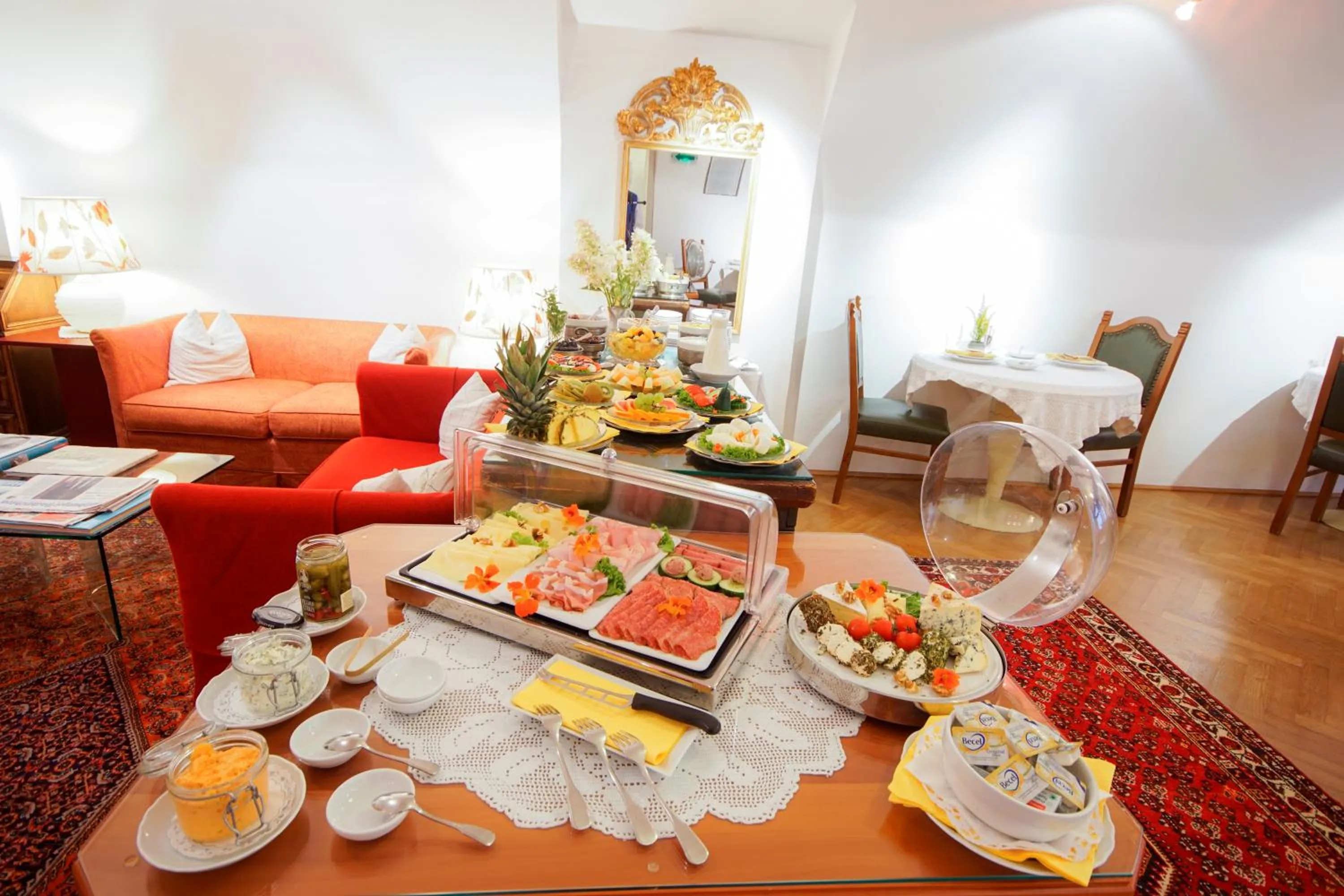 Buffet breakfast in Hotel Wolf