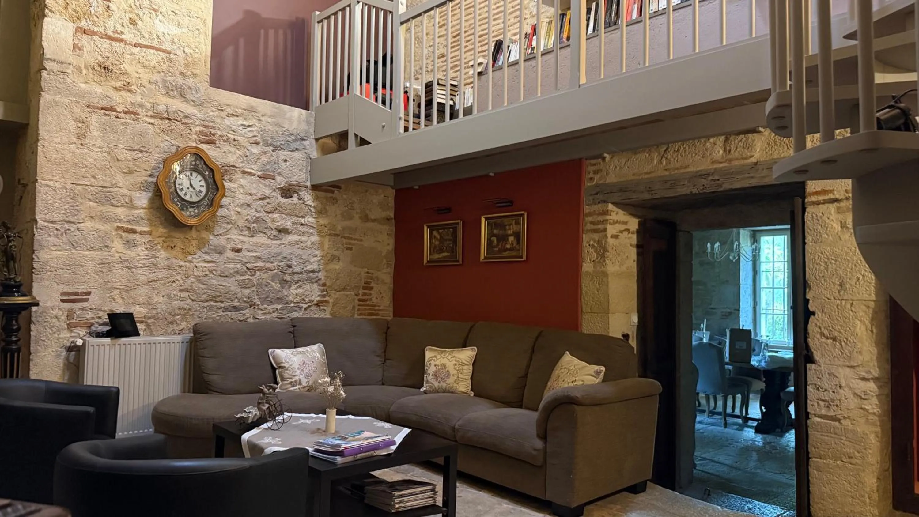 Living room in Les Hauts de Sauliès - Chambre et Table d'Hôtes de charme