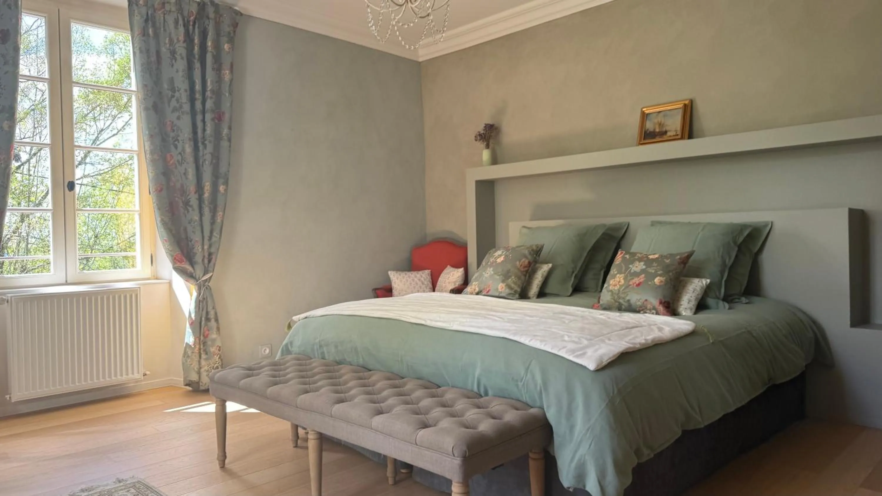 Bedroom, Bed in Les Hauts de Sauliès - Chambre et Table d'Hôtes de charme