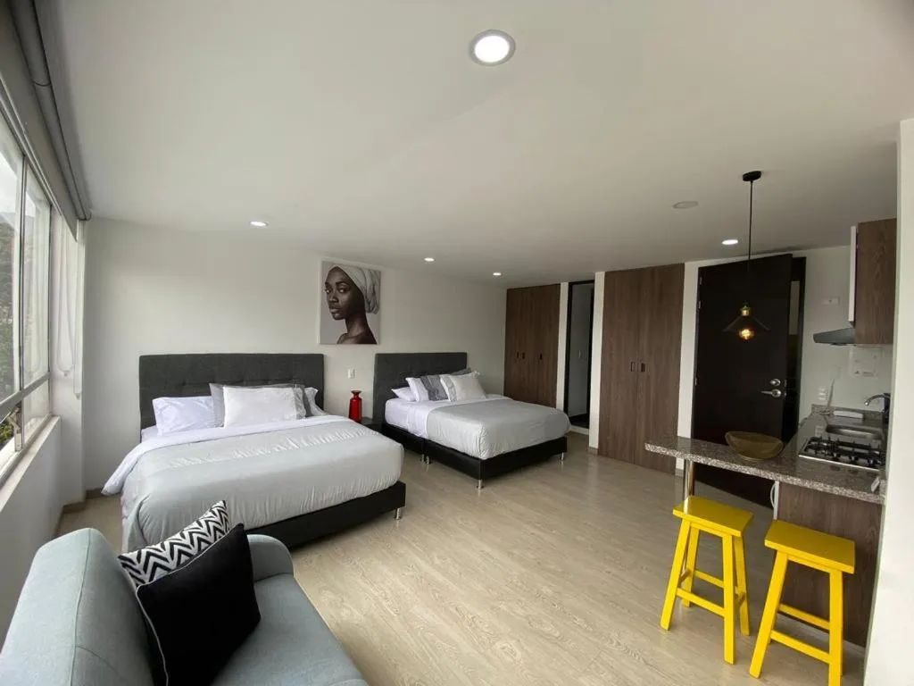 Photo of the whole room, Bed in Spacio30