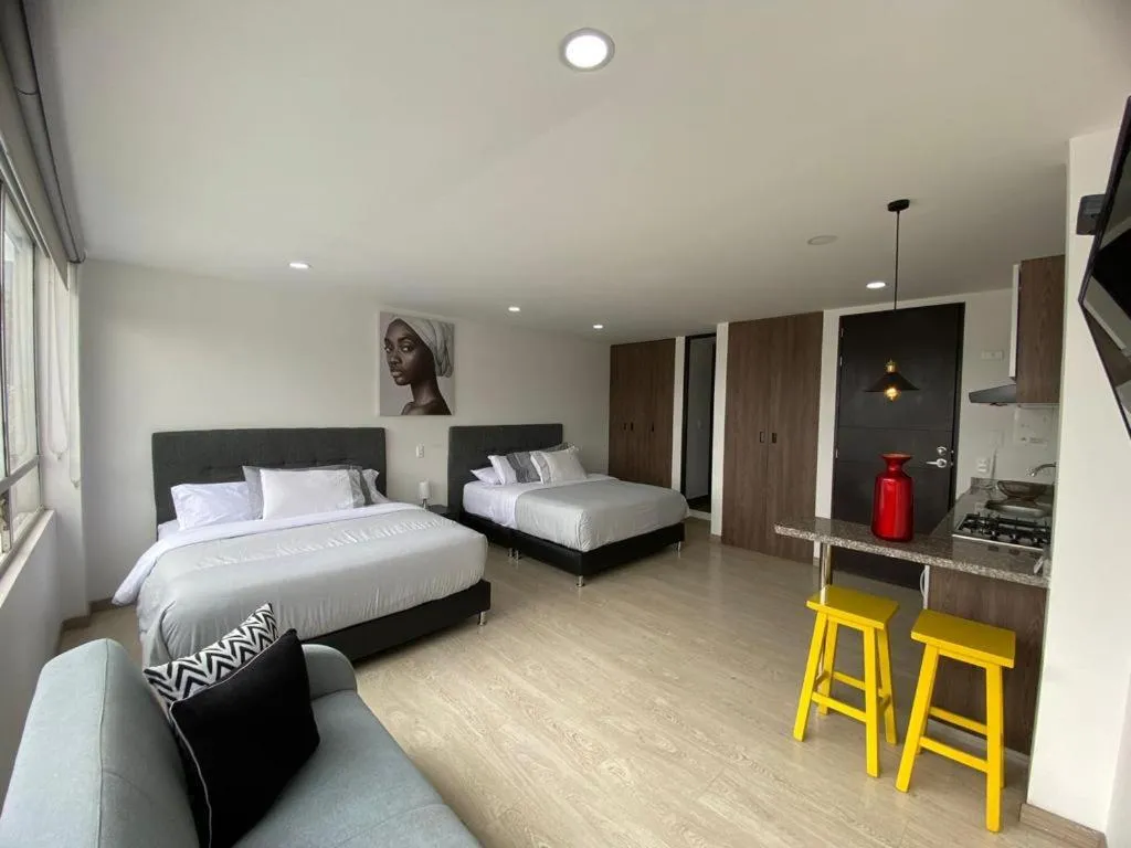 Photo of the whole room, Bed in Spacio30