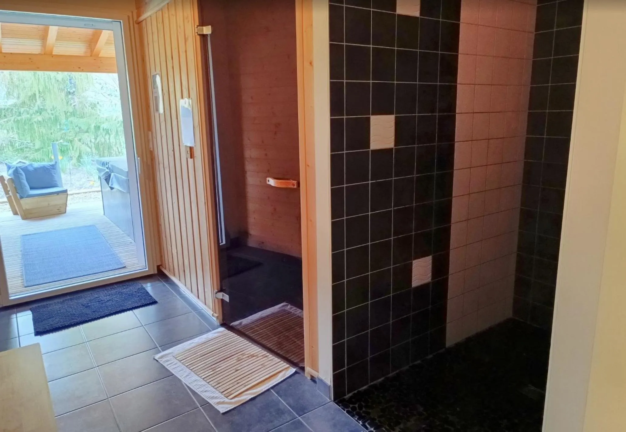 Sauna in Au Cœur des Lacs - Chambres d'hôtes