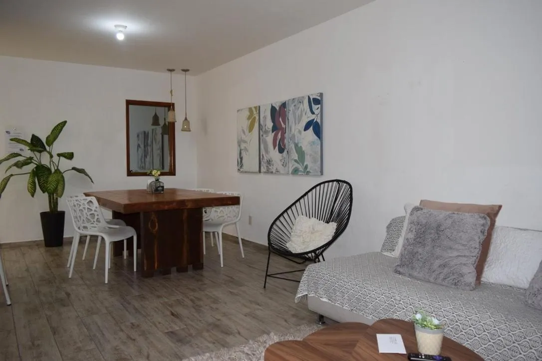 Living room in Casa Miranda Morelos