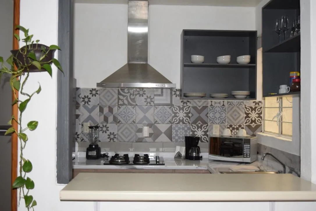 Kitchen or kitchenette in Casa Miranda Morelos