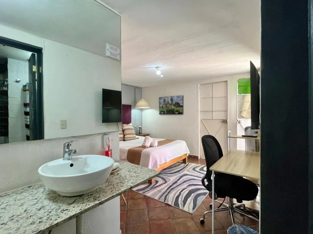 Bed in Casa Miranda Morelos