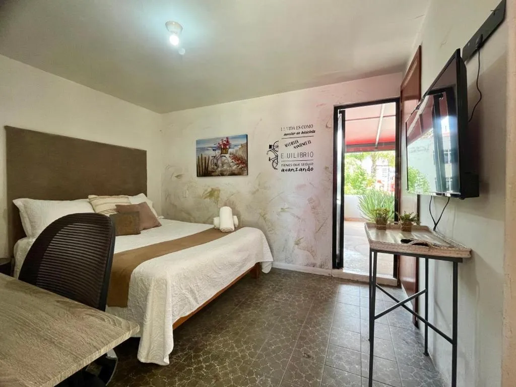 Bed in Casa Miranda Morelos