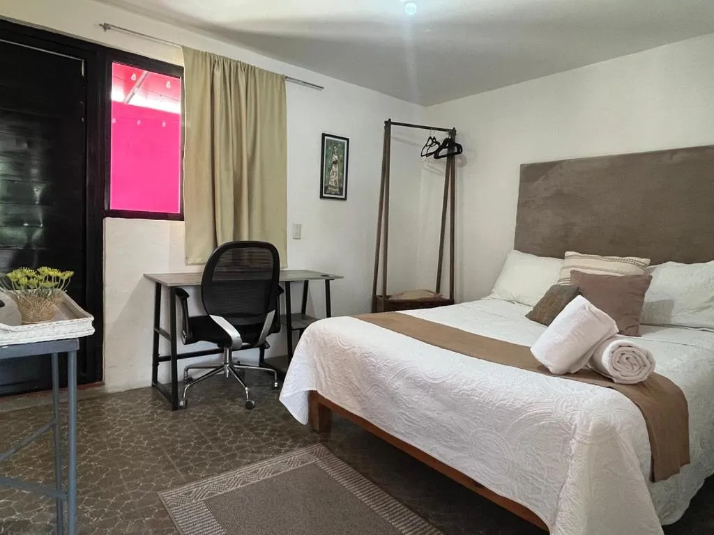 Bed in Casa Miranda Morelos