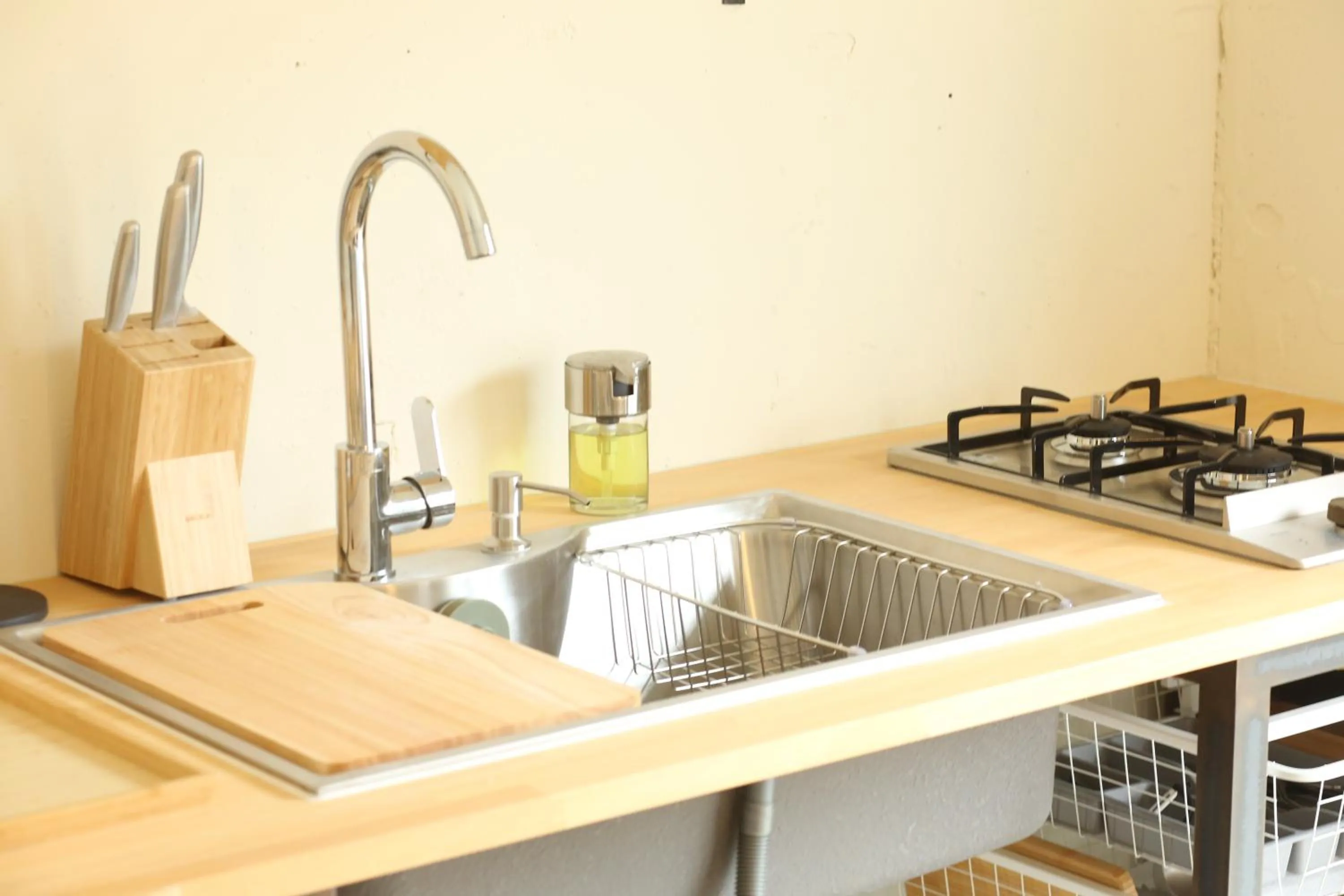 Kitchen or kitchenette in Seaside Harbor Odawara シーサイド ハーバー 小田原