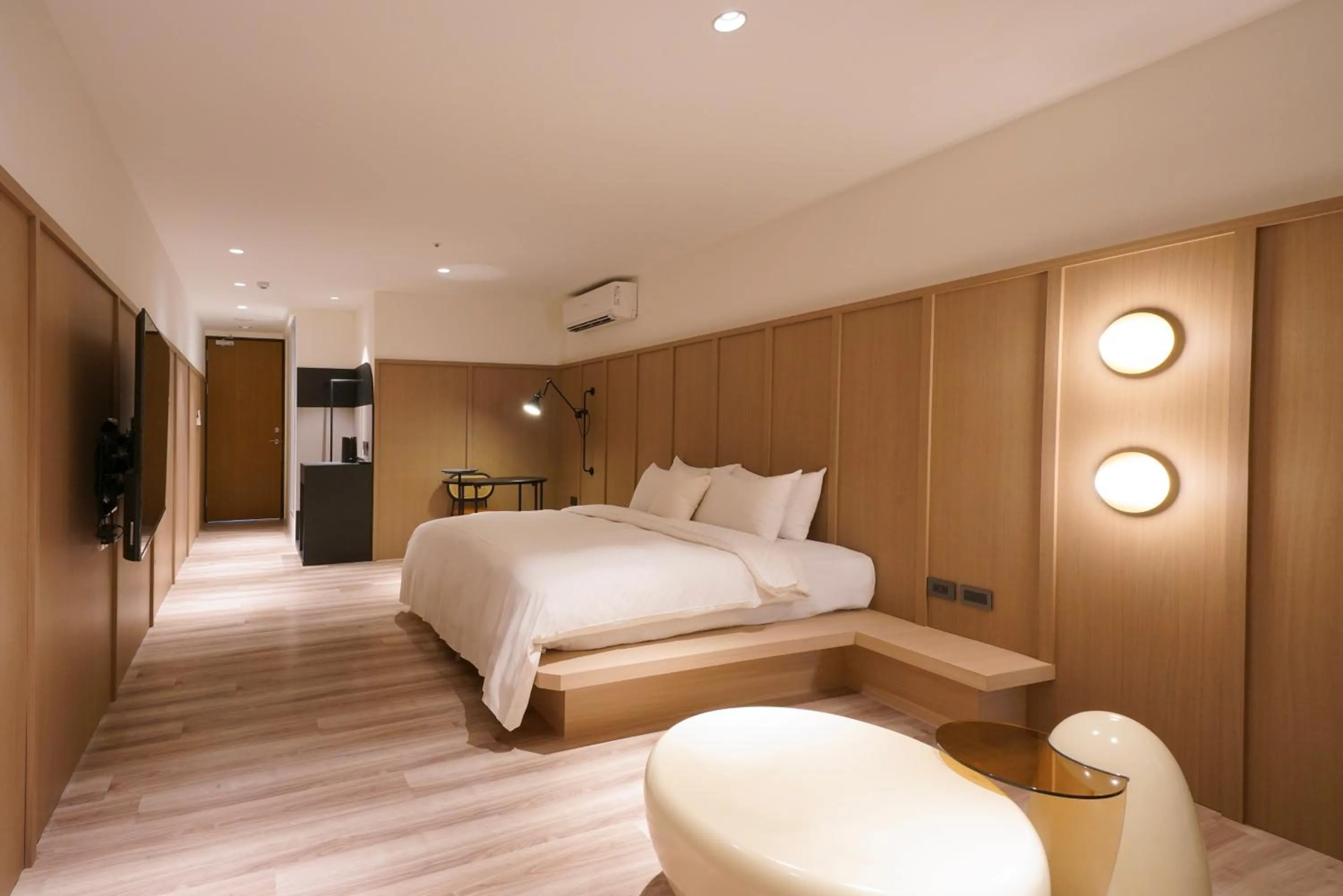 Bed in Hope Hotel Tainan - Minsheng Branch