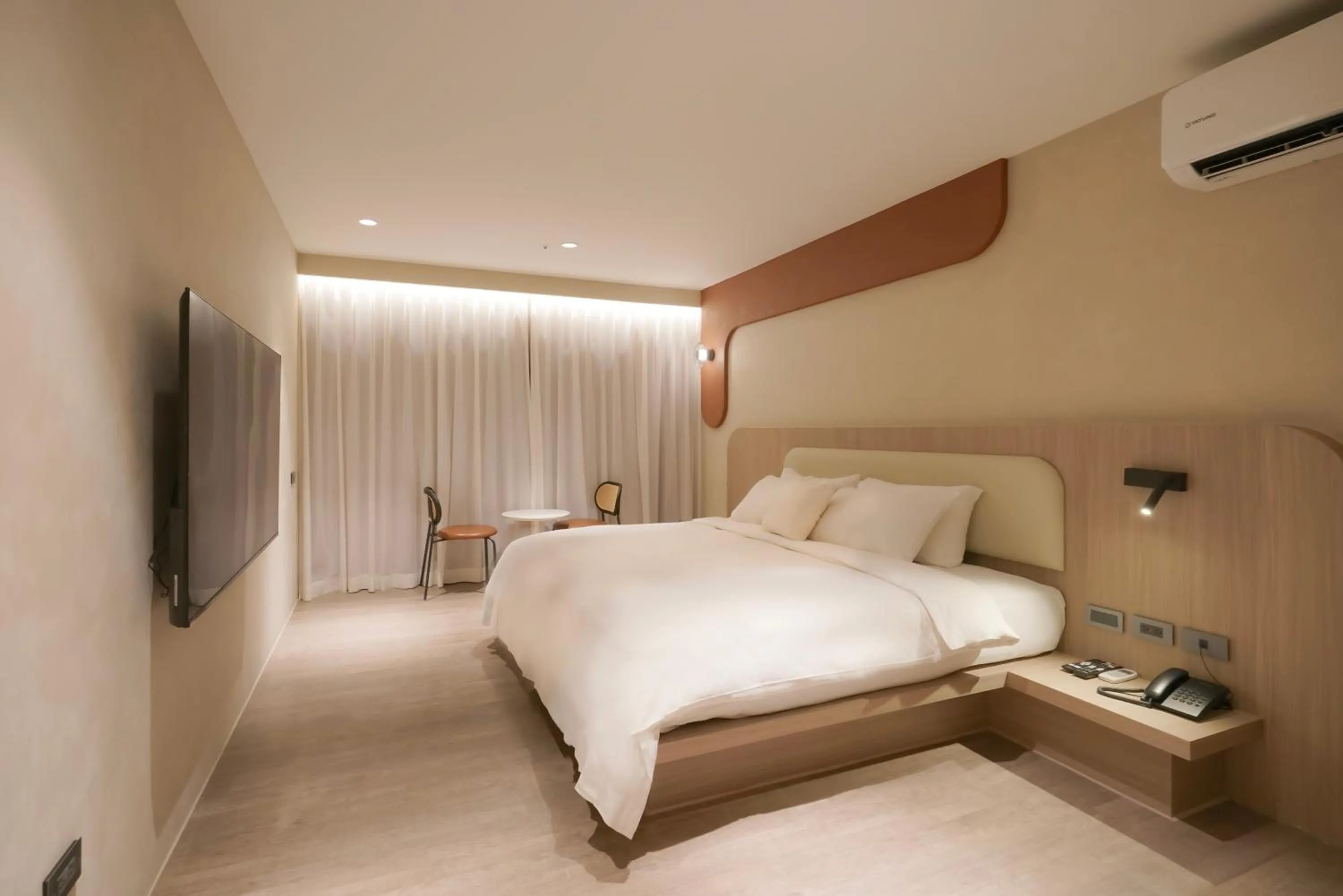 Bed in Hope Hotel Tainan - Minsheng Branch